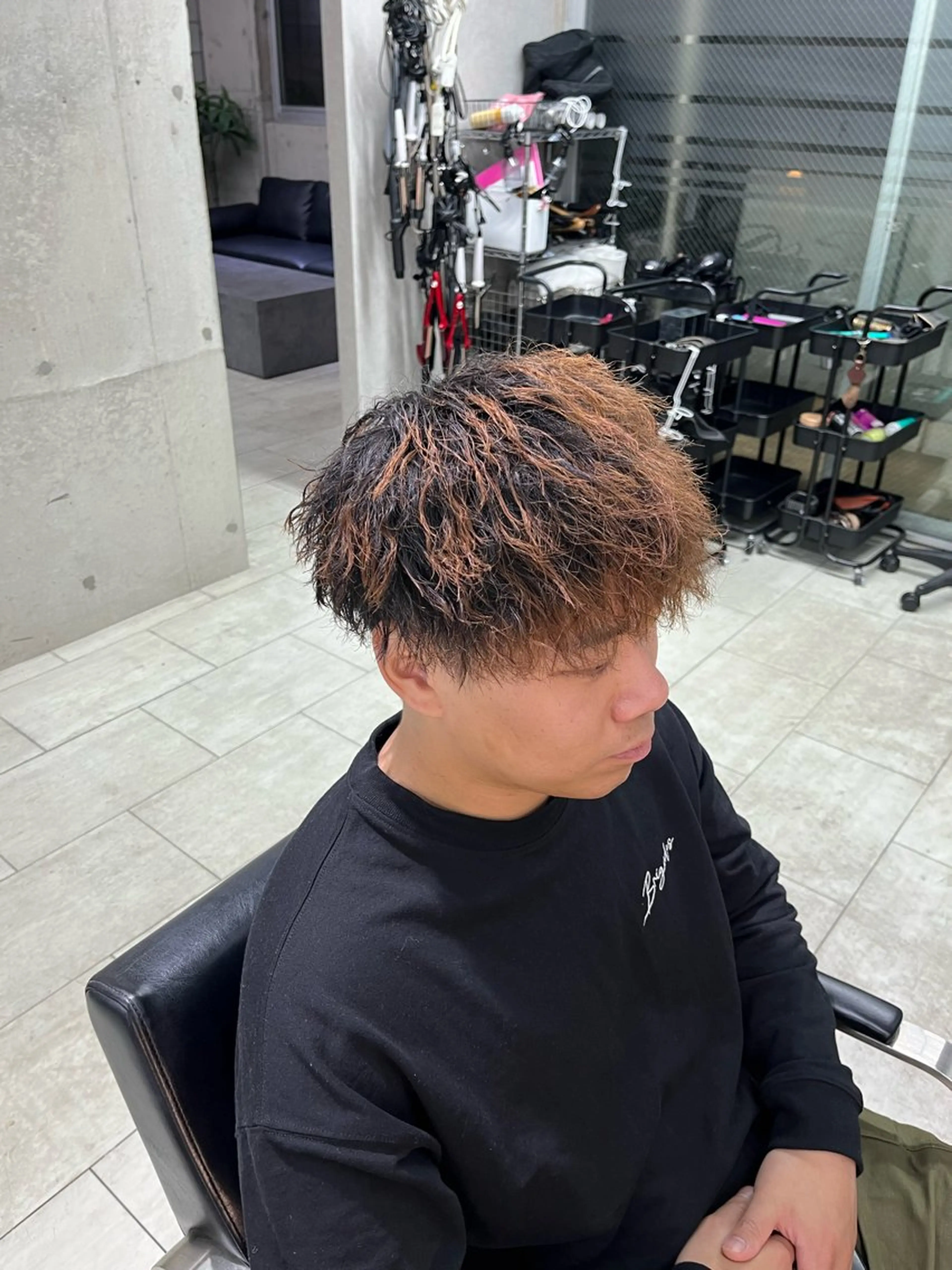 【似合わせカット】メンズカット+パーマの写真