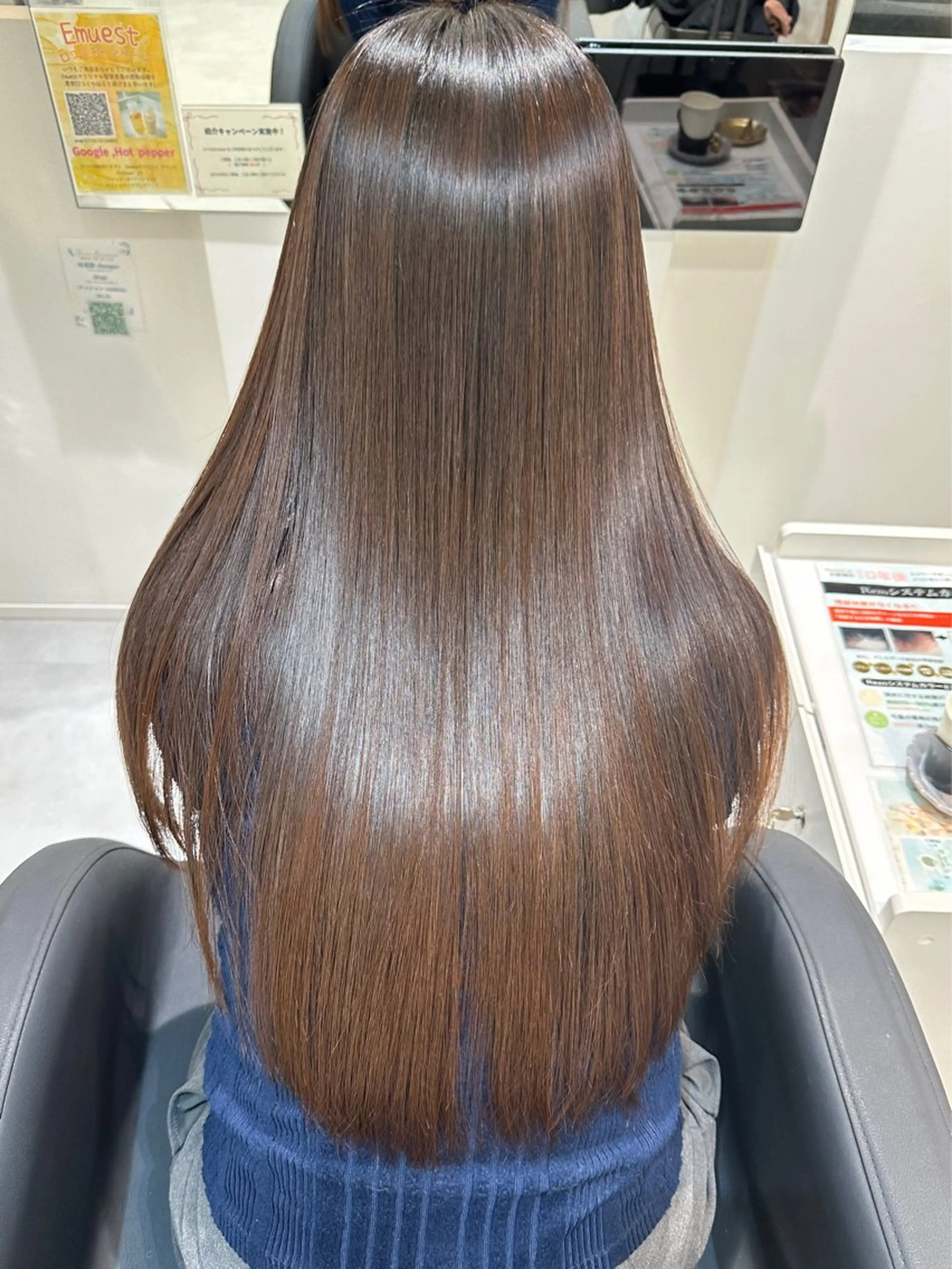 《１日2人限定お悩み解決サラつや髪へ》👩🏼✨💕髪質改善ストレート➕話題沸騰シープスTR➕浸透スチーム➕毛先カットの写真