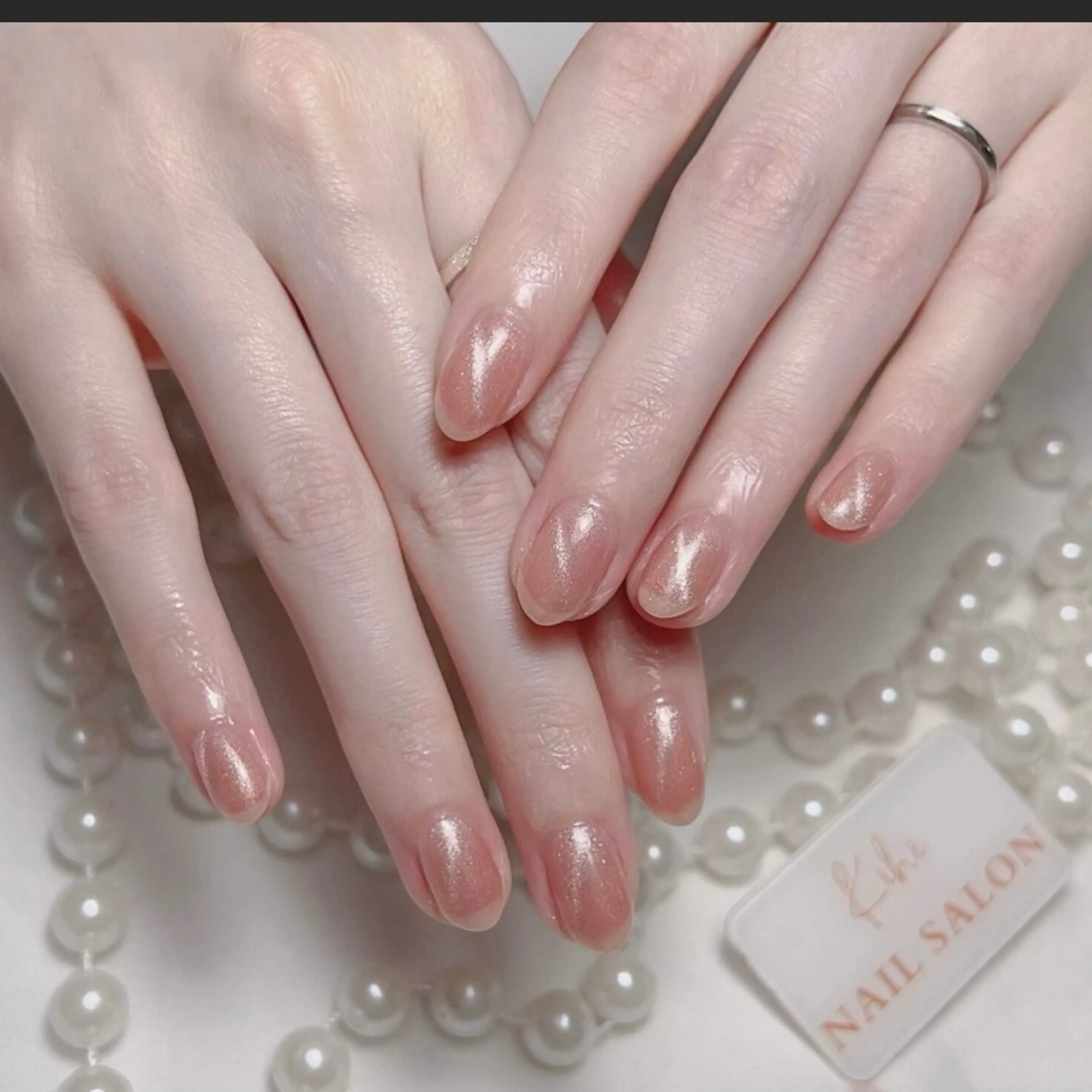 ネイル アートネイル フレンチネイル ジェルネイル グラデーション 韓国ネイル ハンドネイル ハンドケア さくら💮💮 【オフ無料】のネイルデザイン