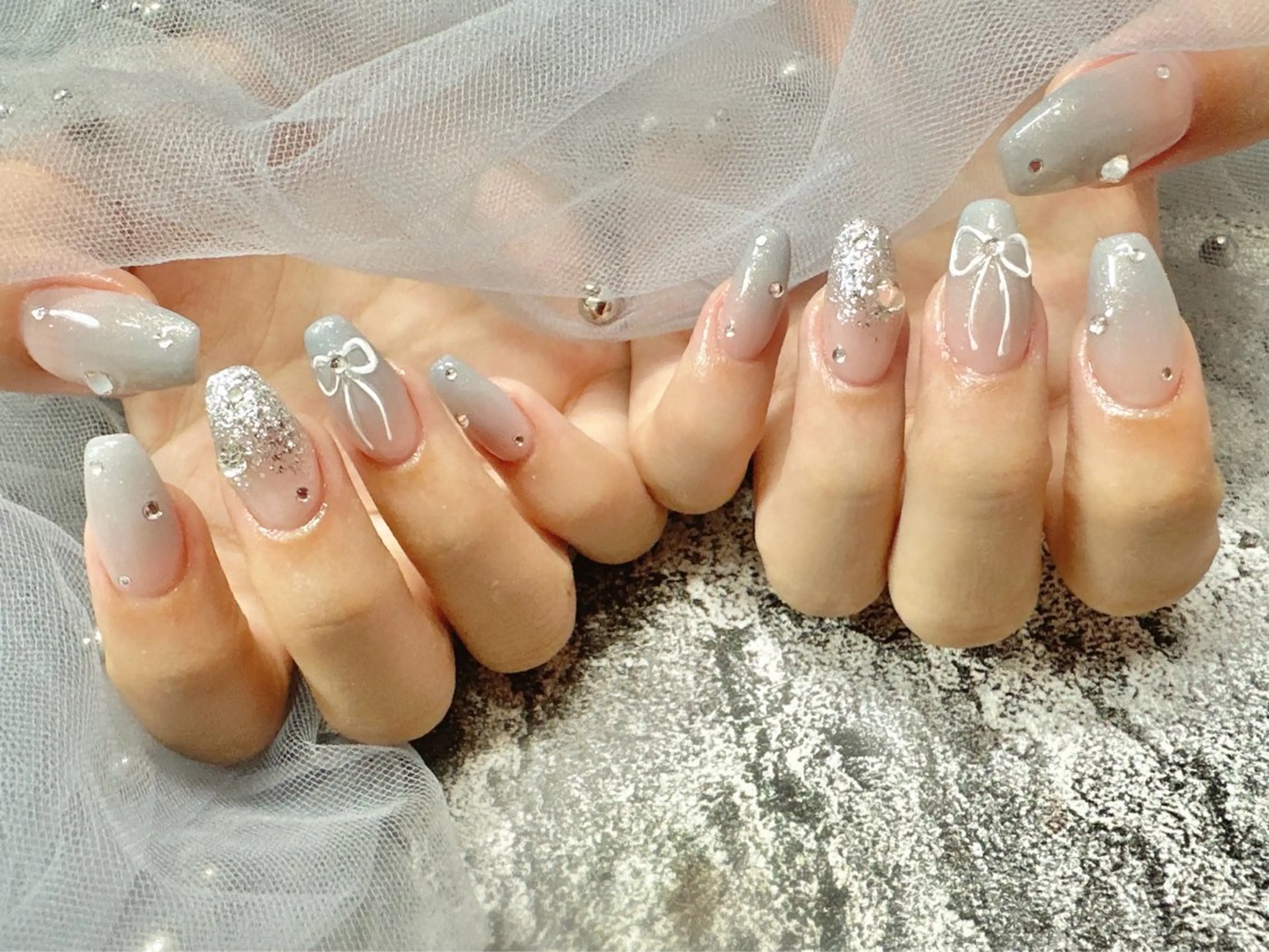 ネイル リボン ビューティーサロンY.所属・ビューティーサロン Y.のネイルデザイン