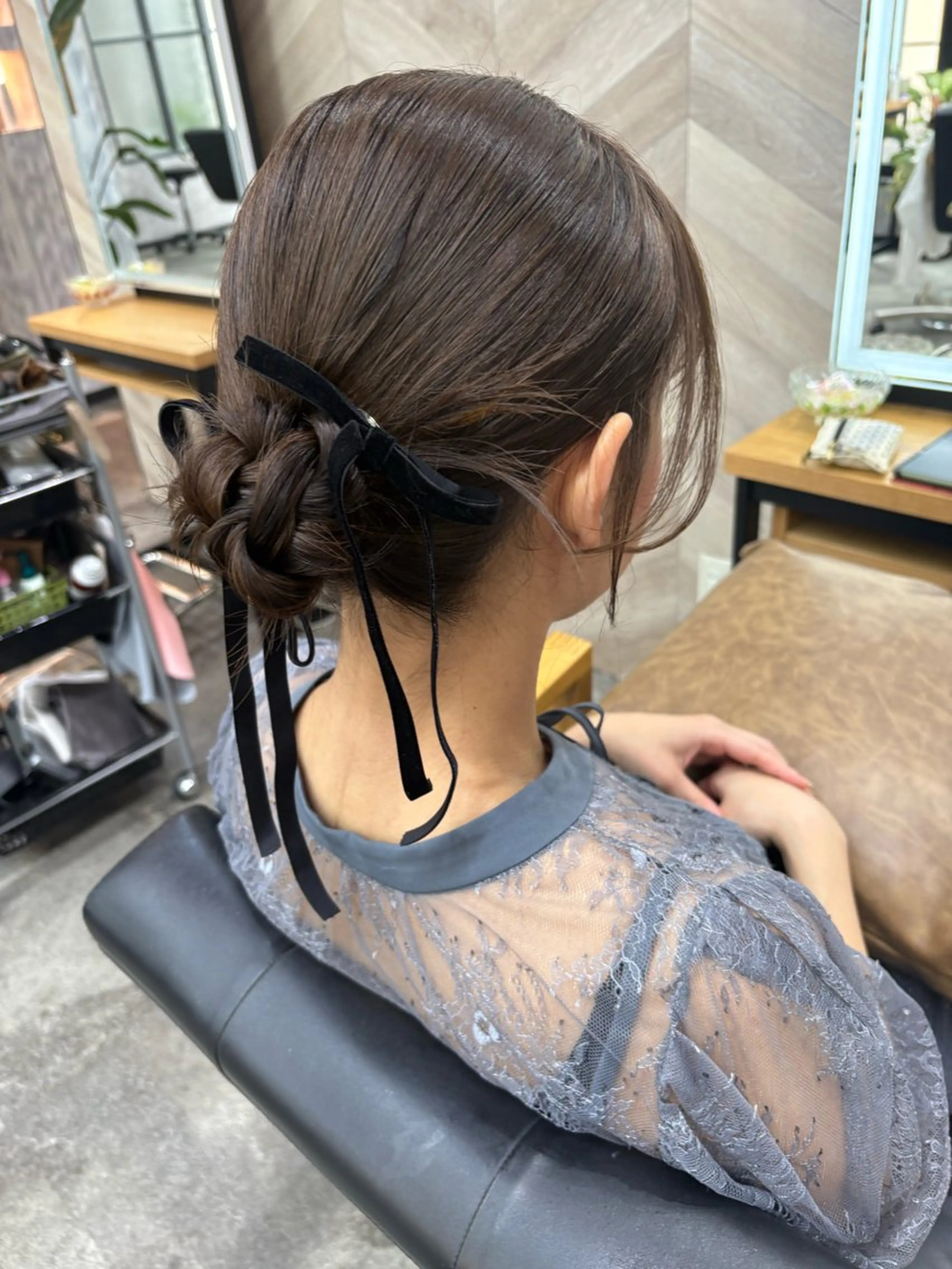 ミディアム ヘアアレンジ ヘアセット SHANTi 飯塚 ヘアセット/髪質改善のヘアスタイル