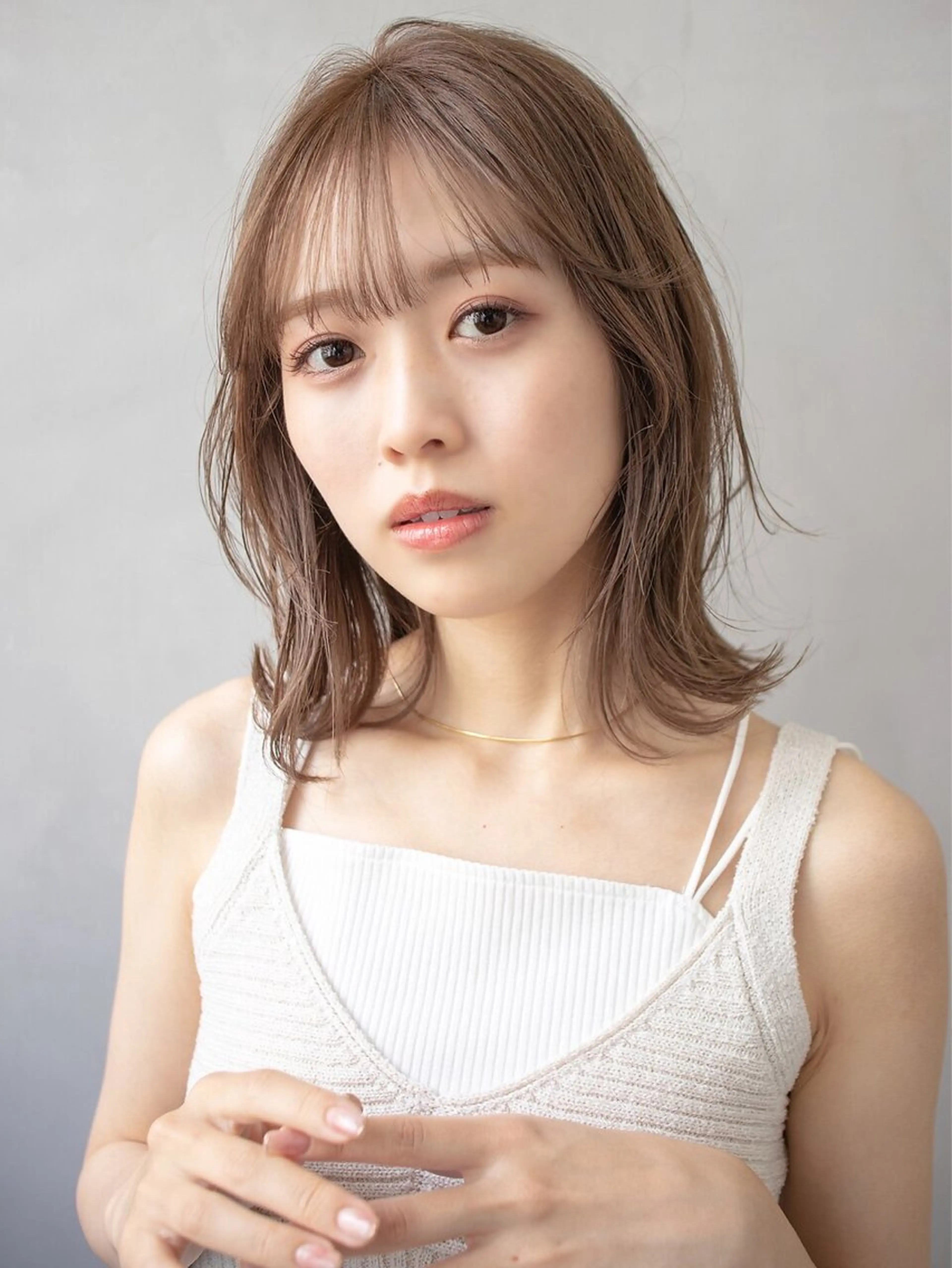 ミディアム カラー 田中 克弥のヘアスタイル