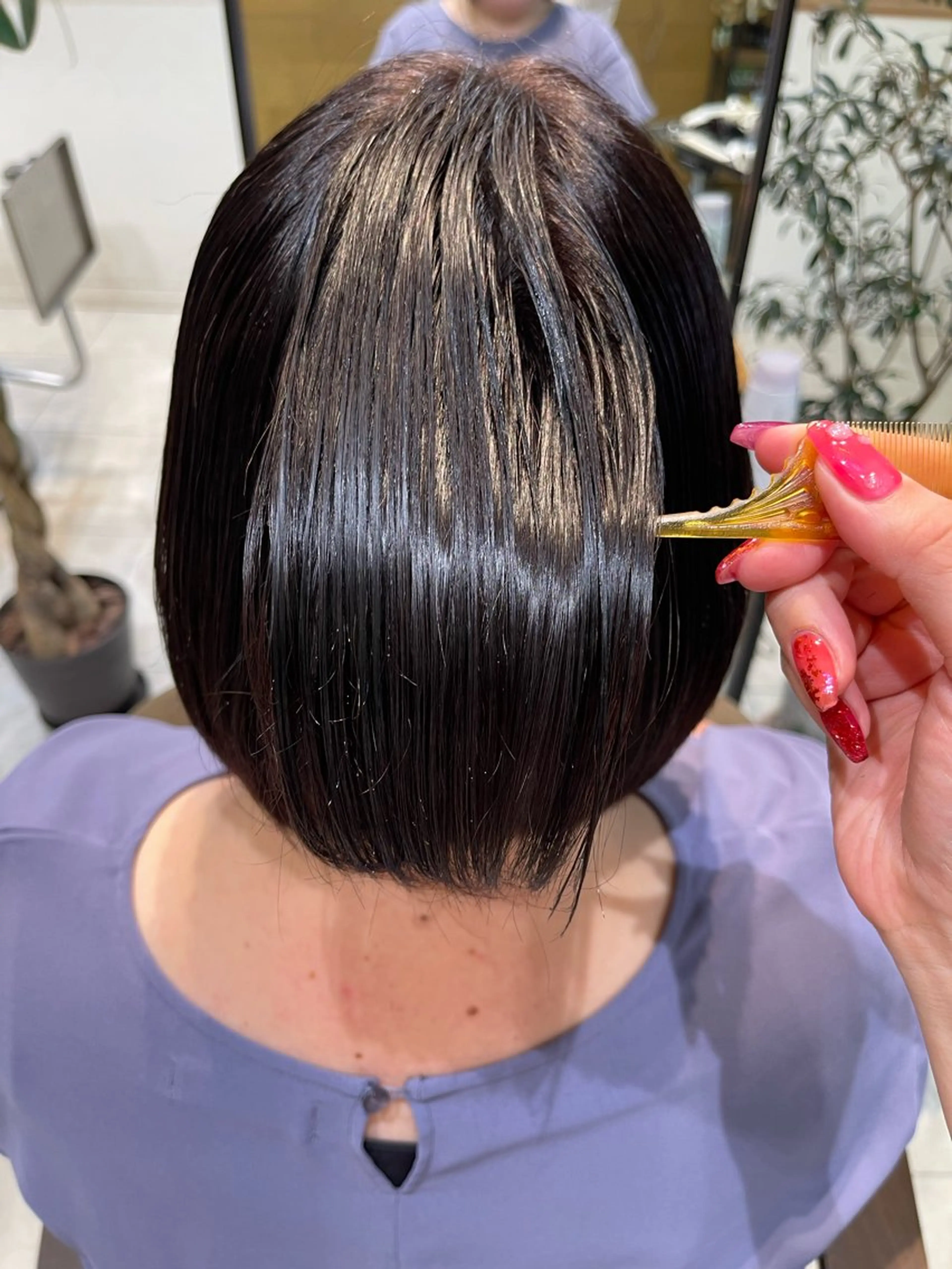 🔥新規様1日5名限定メニュー🔥 髪質改善オージュアトリートメント（シャンプー🧴‎➕トリートメント➕ブロー）の写真