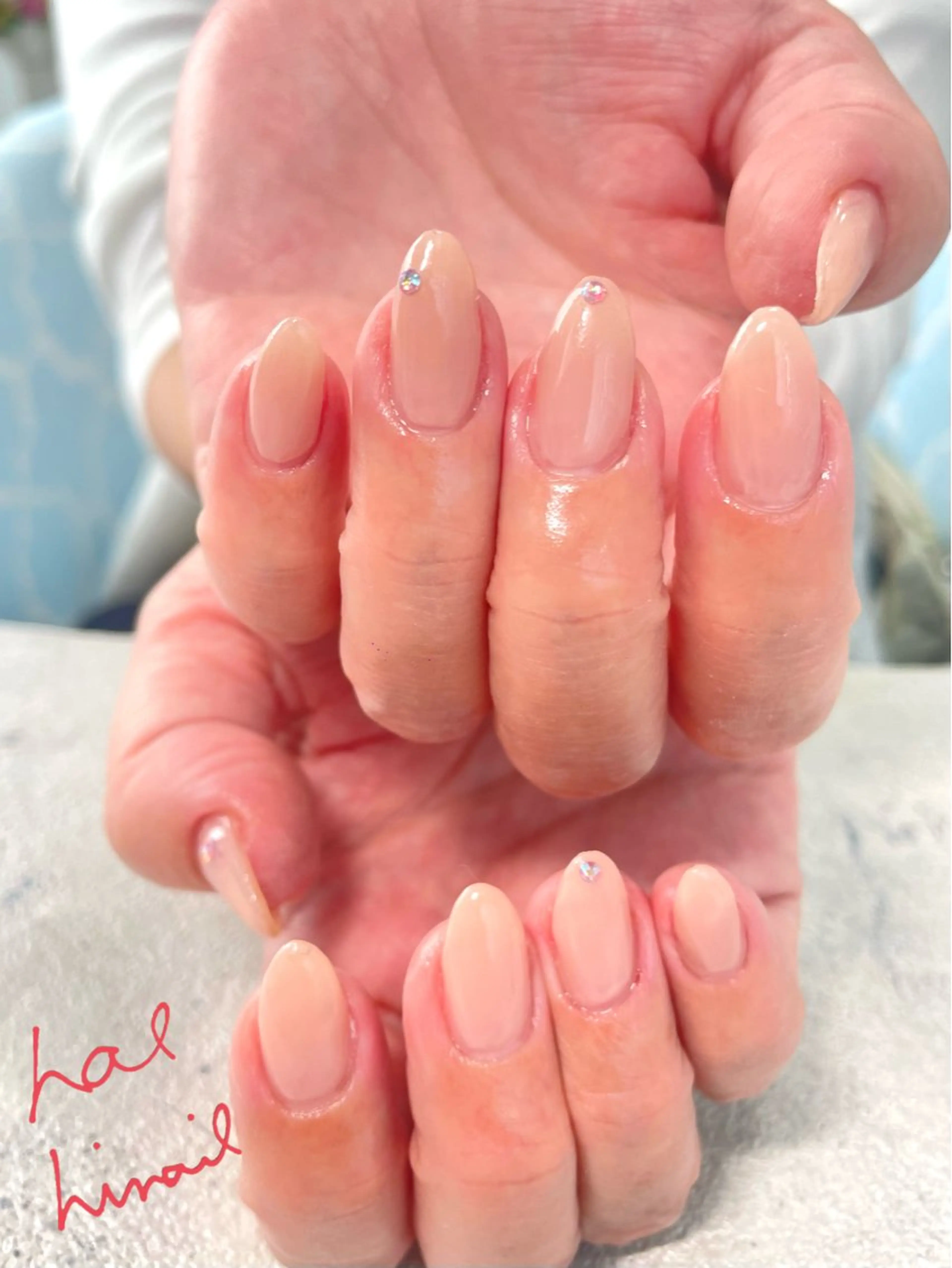 ネイル ワンカラーネイル はるひな ねいるのネイルデザイン