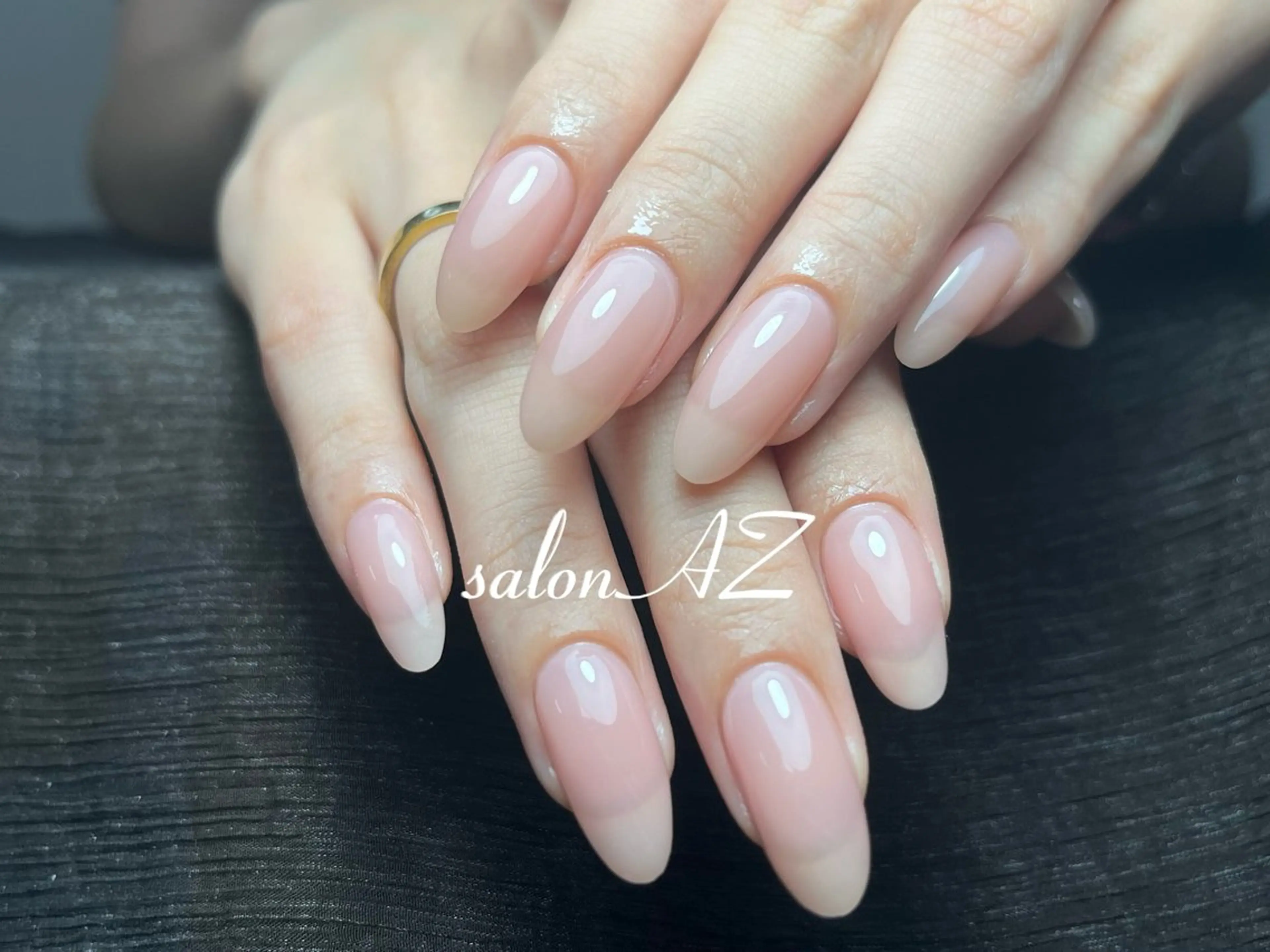ネイル アートネイル 長さ出し フットネイル フレンチネイル ジェルネイル salon AZのネイルデザイン