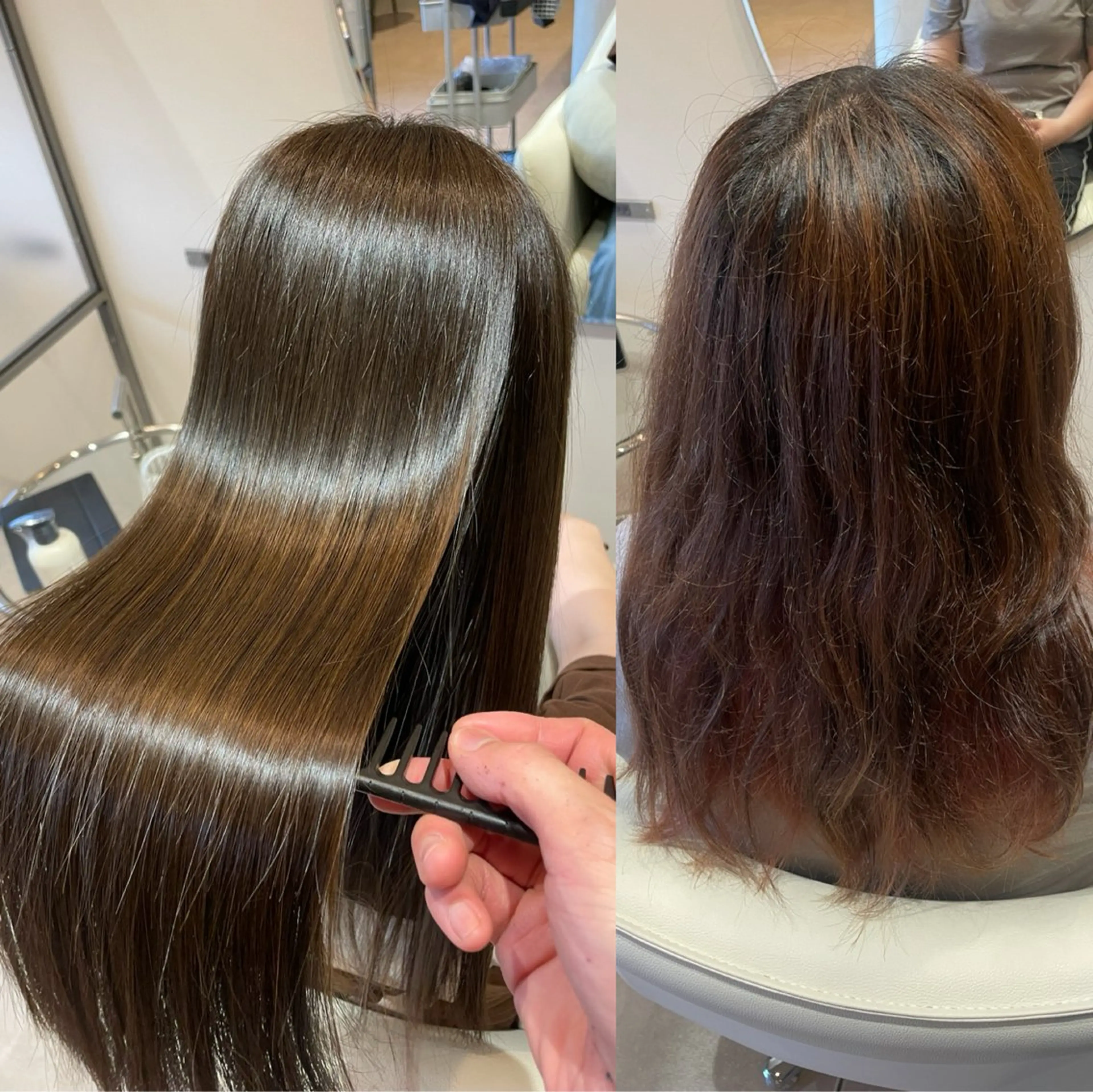 セミロング La vielle 西峠のヘアスタイル