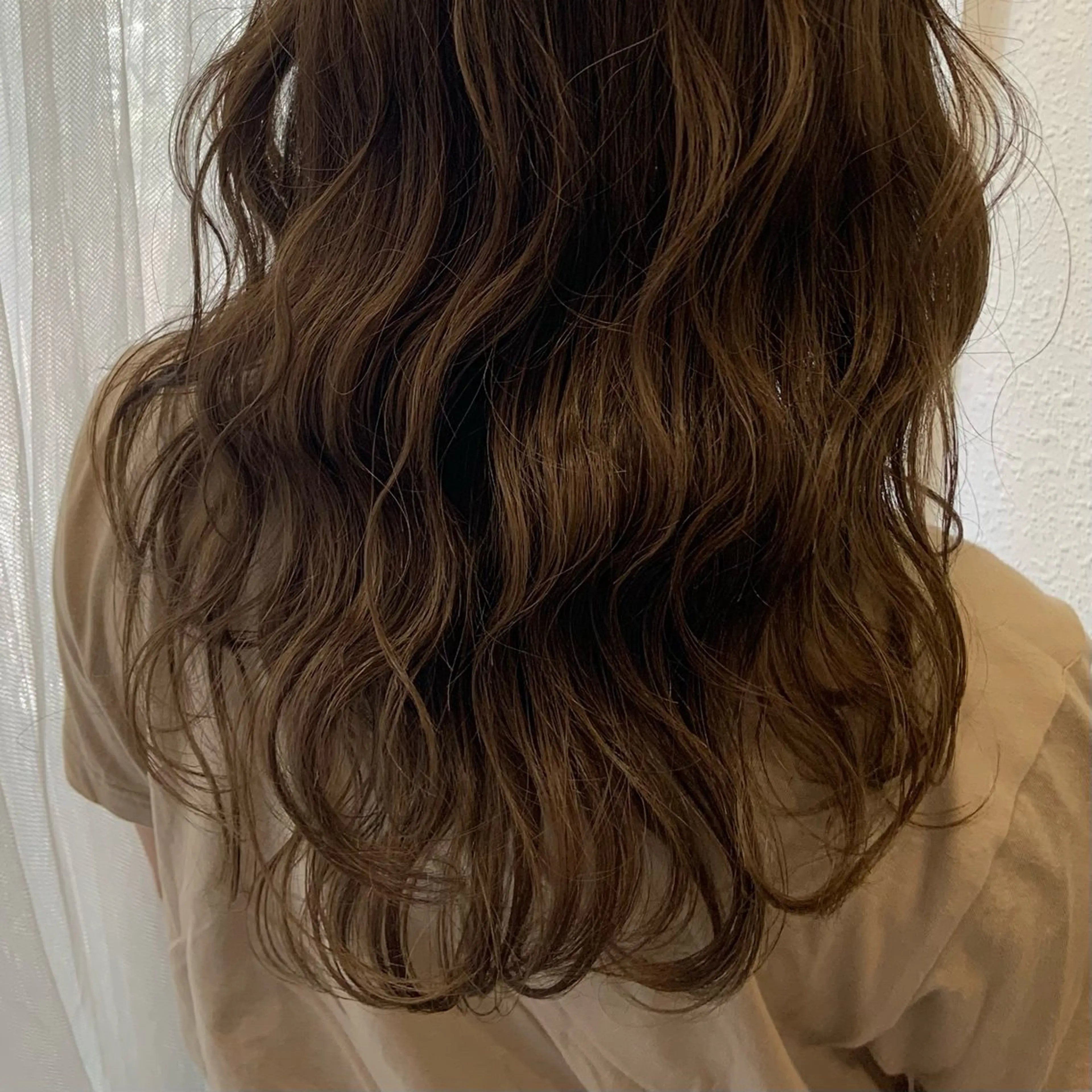 ロング カラー 齊藤 奈美のヘアスタイル