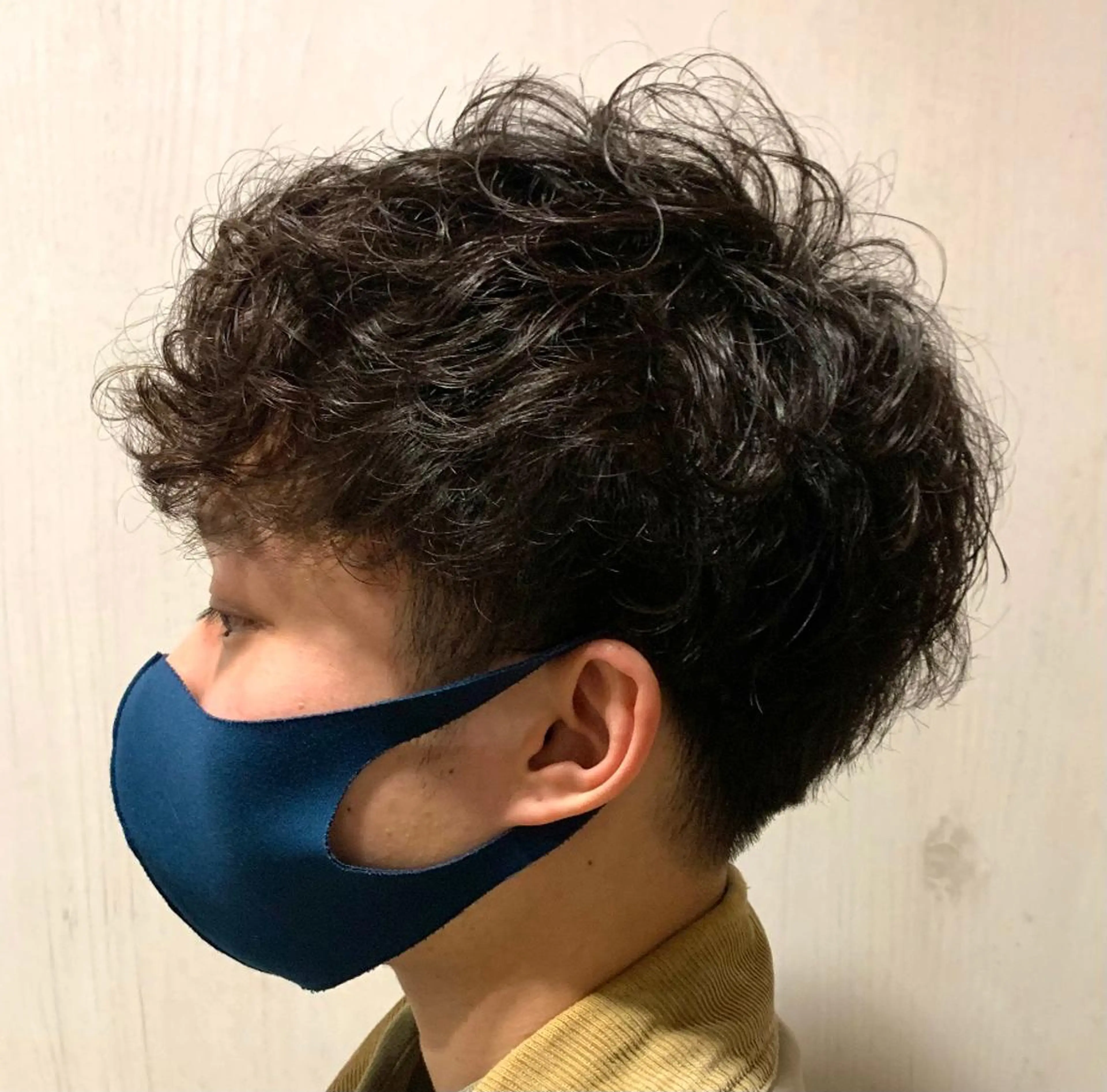 ミディアム パーマ メンズ カット パーマ 明治神宮前 NANAMIのヘアスタイル