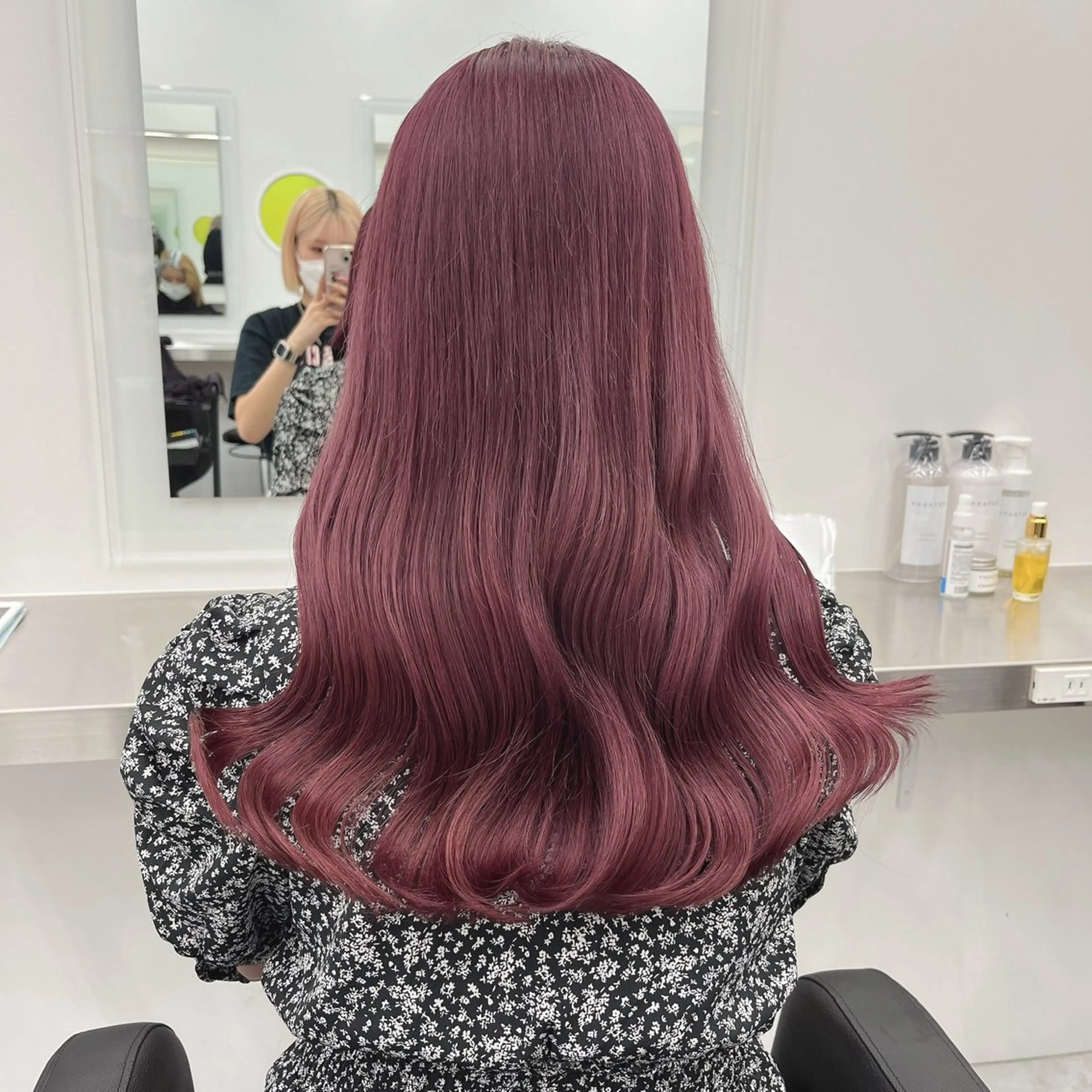 ロング カラー ヘアアレンジ ヘアカラー ヘッドスパ ヘアセット 🫧‪🎀うる艶暖色 🏹Nanako🎀のヘアスタイル