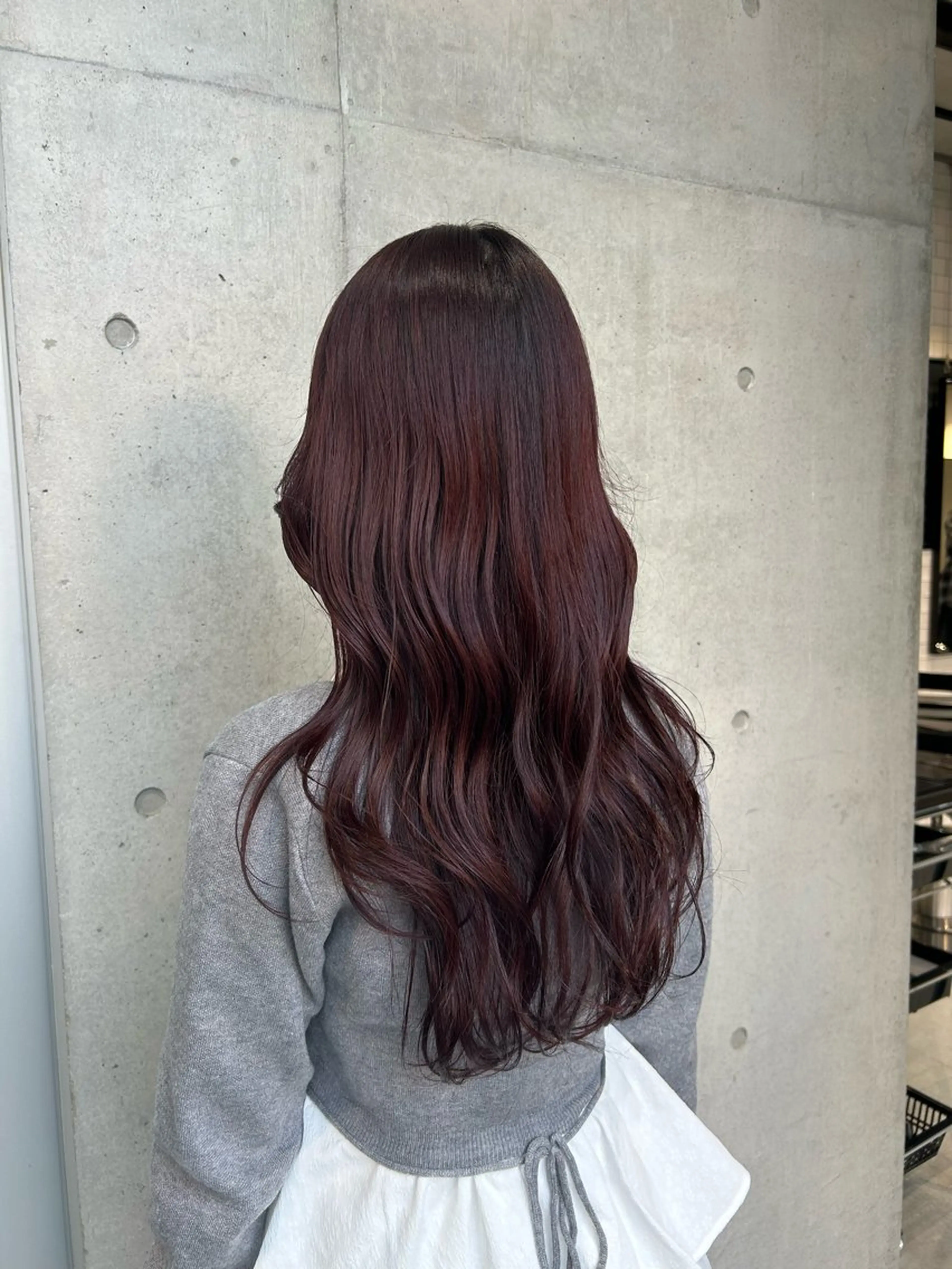ロング カラー ヘアアレンジ カット ヘアカラー トリートメント ボブ艶モテカラー🫧 カリンのヘアスタイル