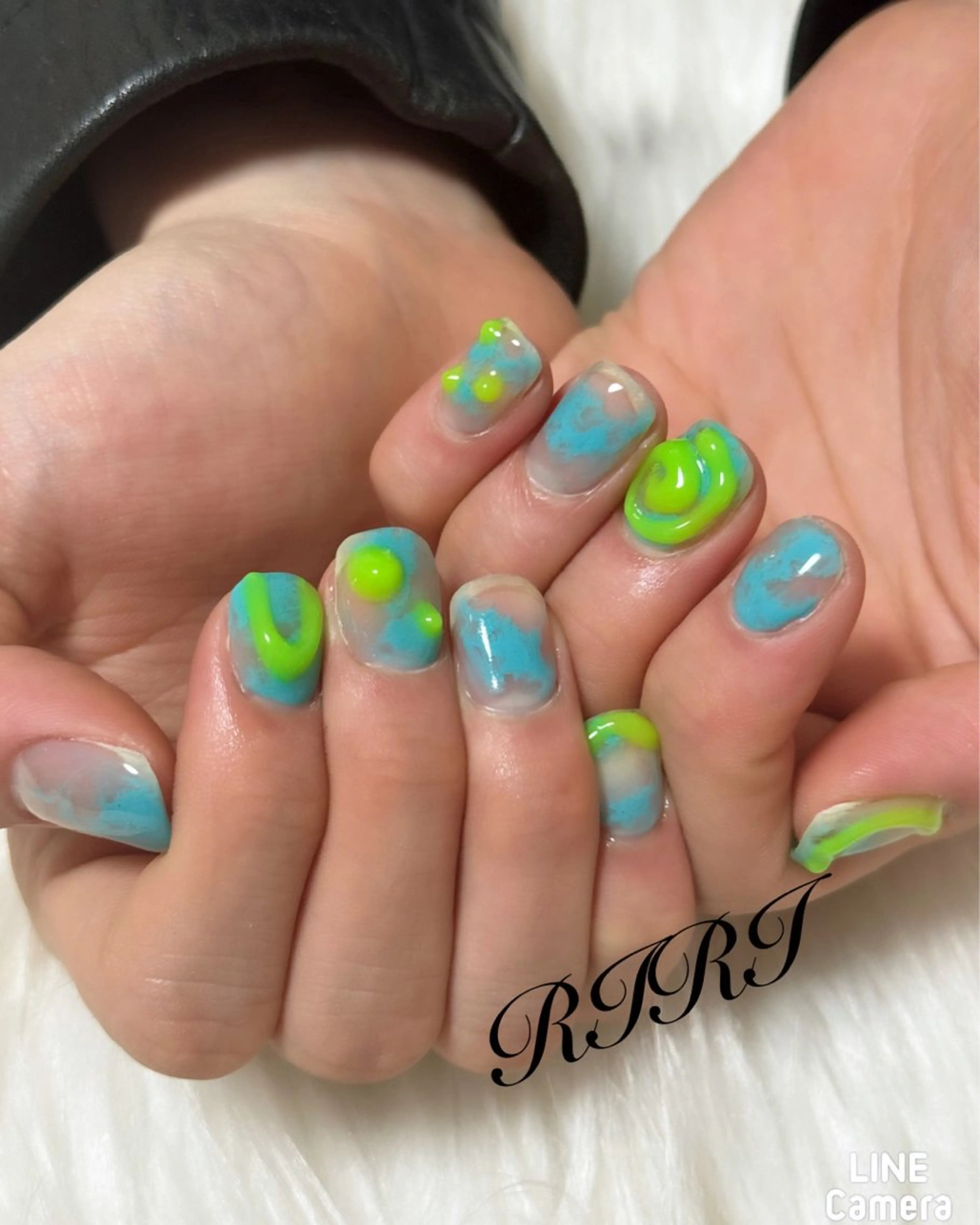 ネイル メンズネイル ハンドネイル riri オーナーのネイルデザイン