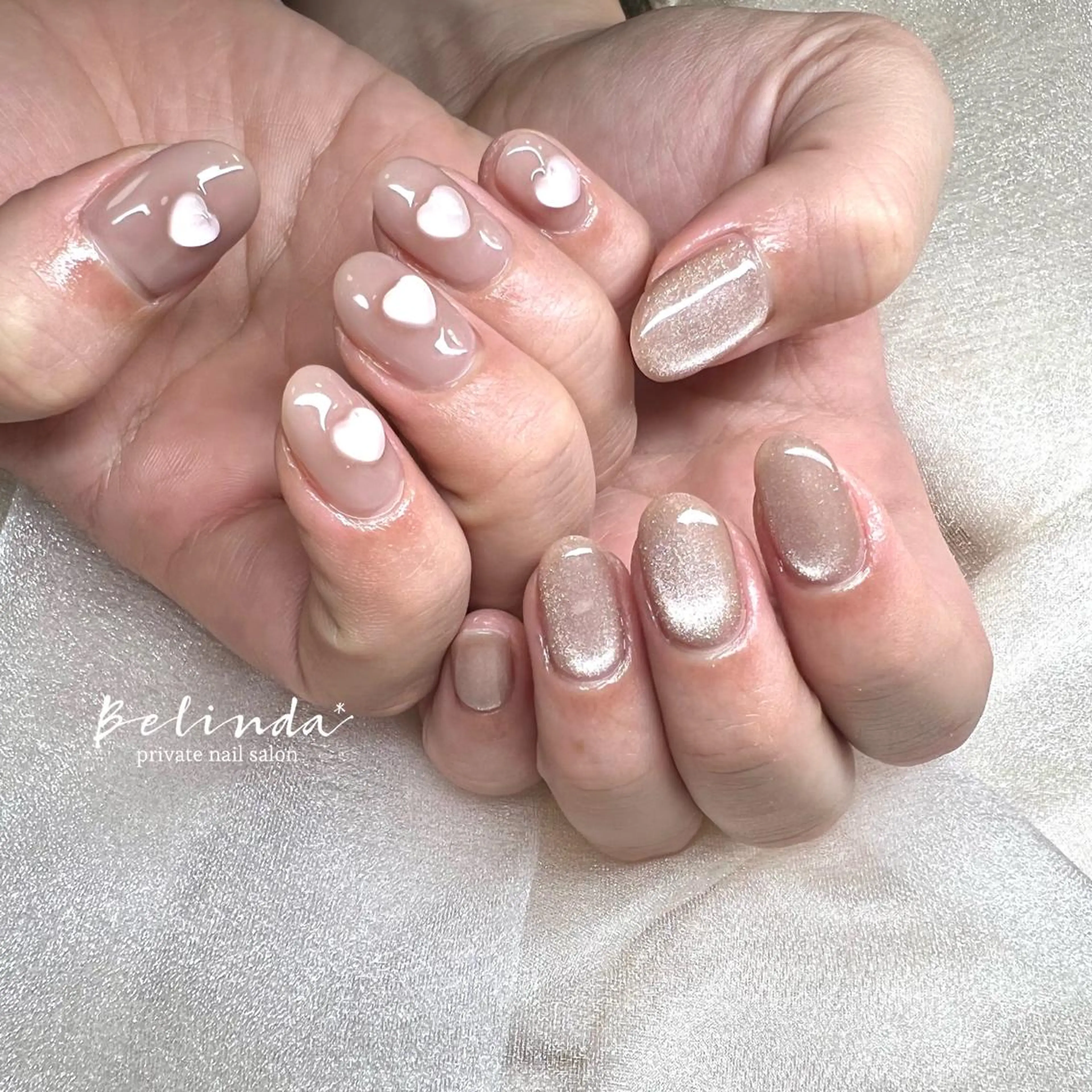 ネイル マグネットネイル ハンドネイル Belinda Nailのネイルデザイン