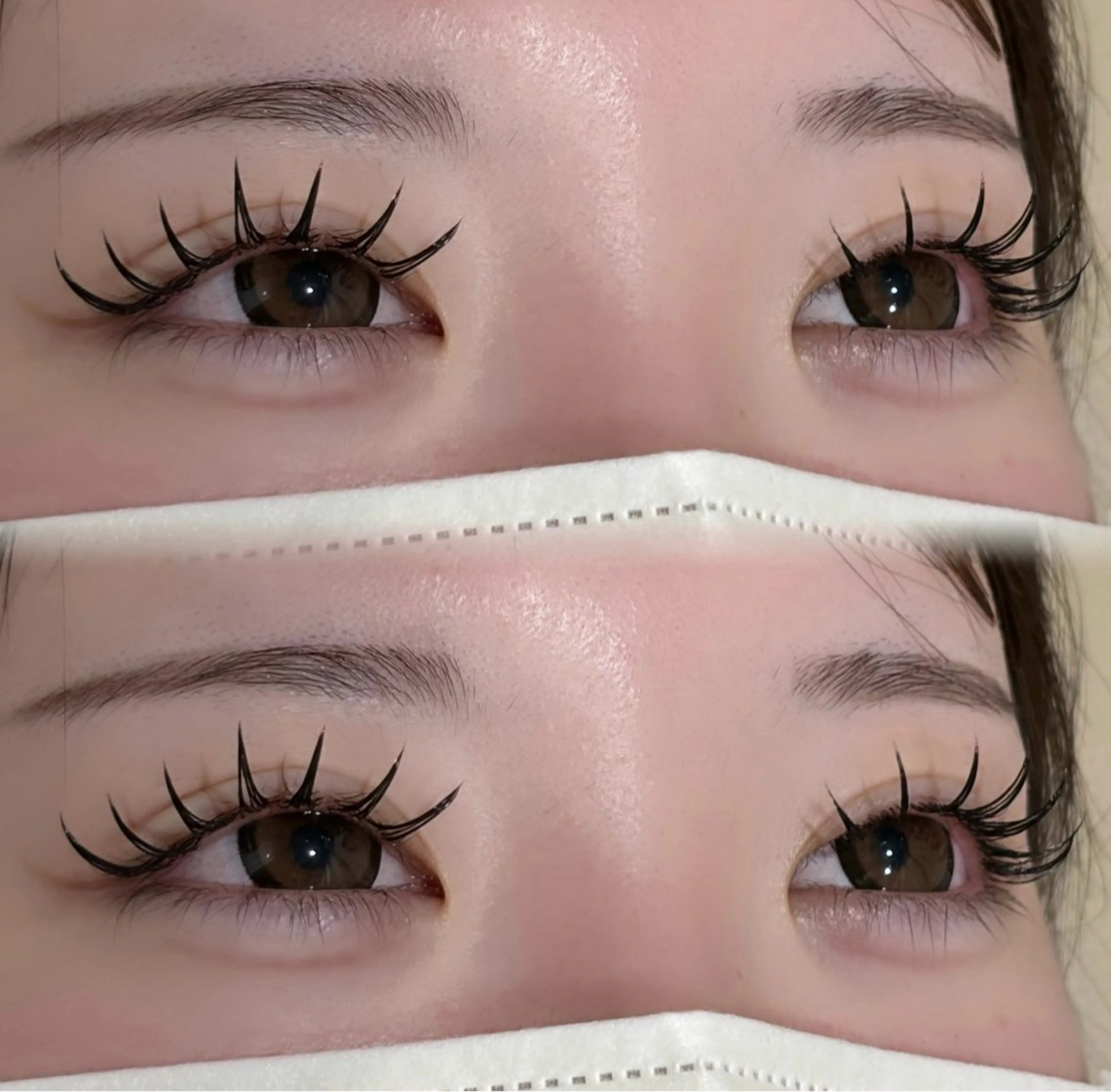 マツエク・マツパ 束感まつ毛 フラットラッシュ マツエク REVE🖤✧︎*。 yoshioka🎀のマツエク・マツパデザイン