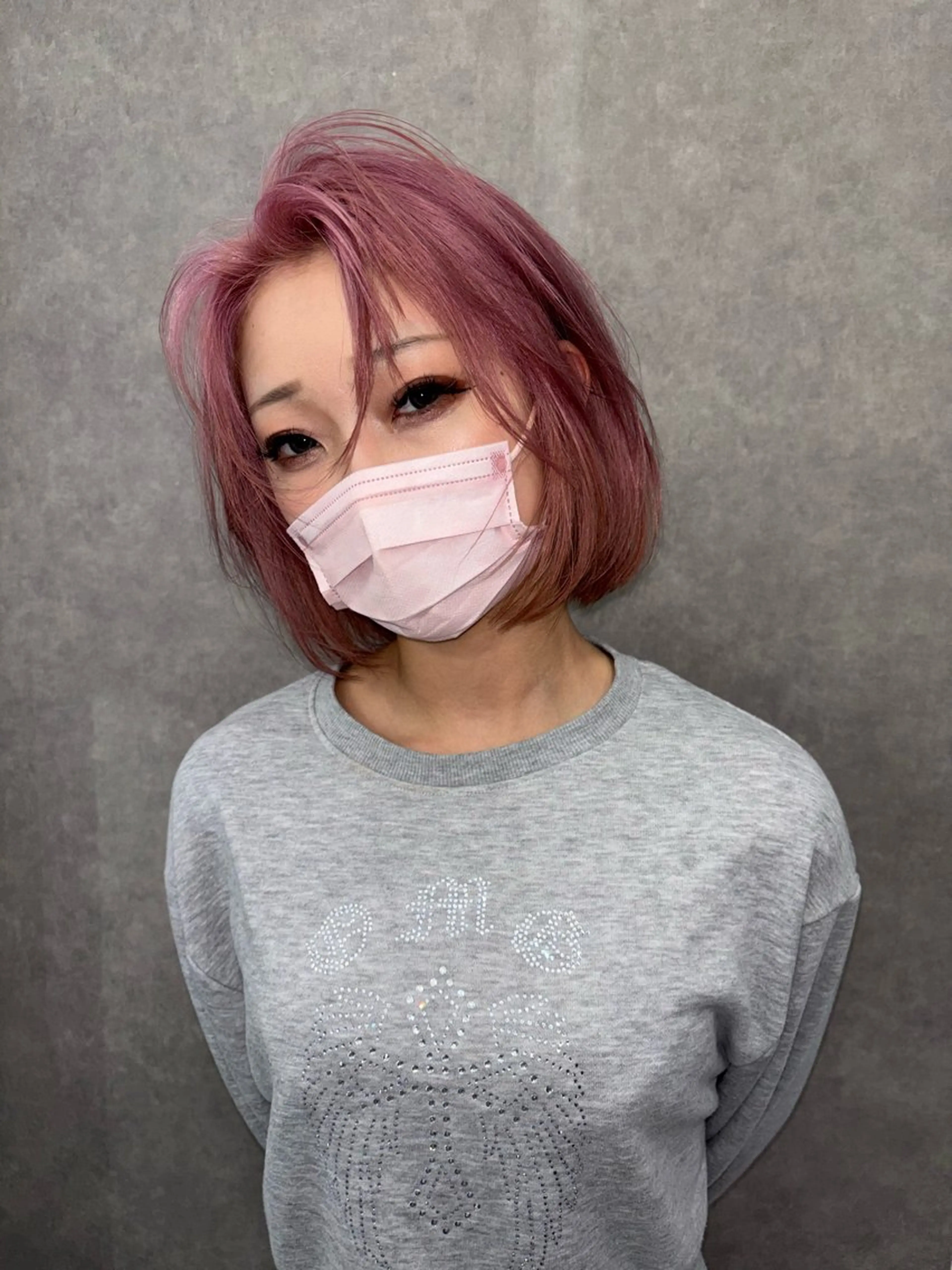 ミディアム カラー きぃちゃん/カラー 特化/いろあそび🦋のヘアスタイル