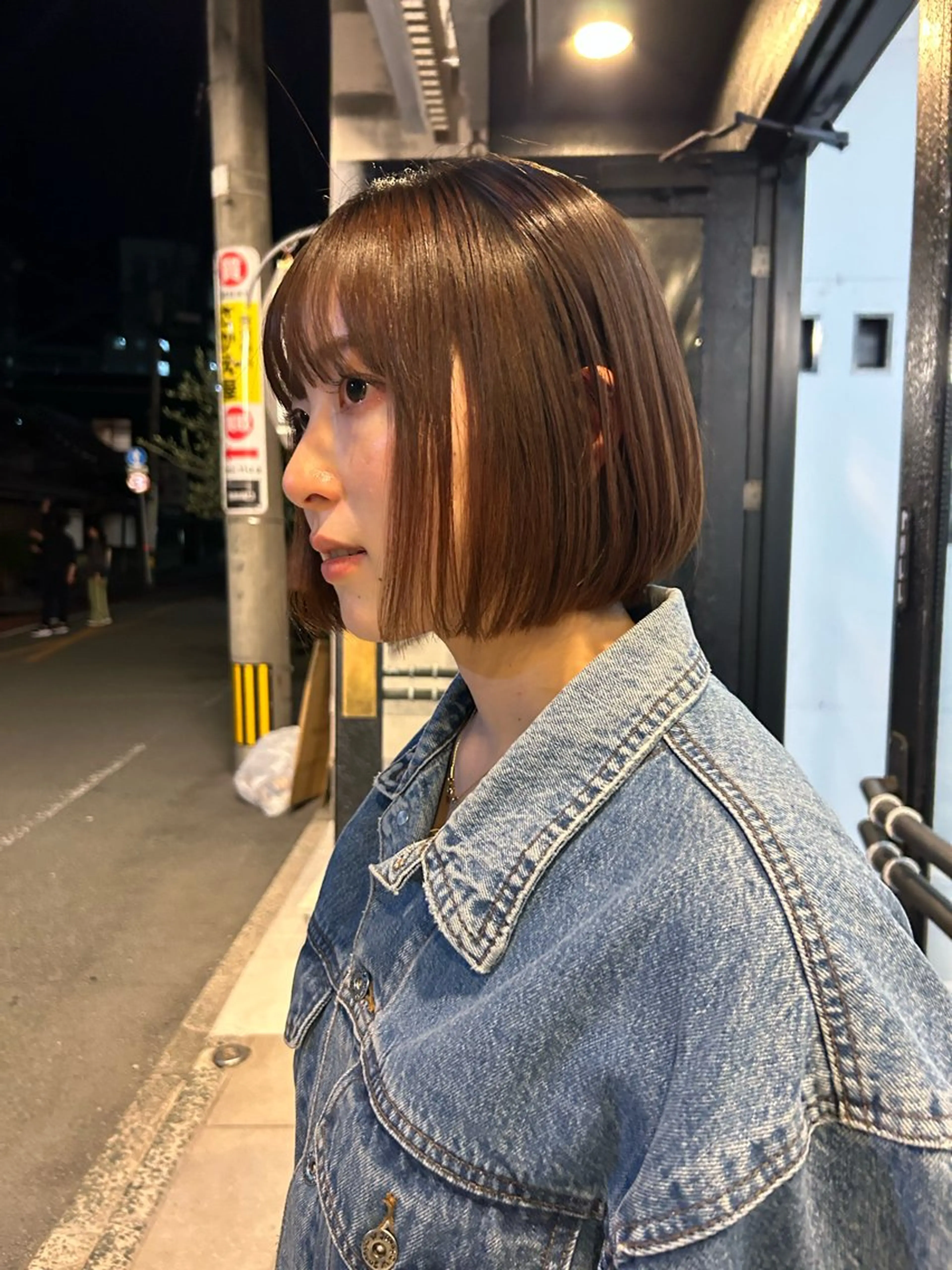 ミディアム ボブ 宮前 芽衣のヘアスタイル