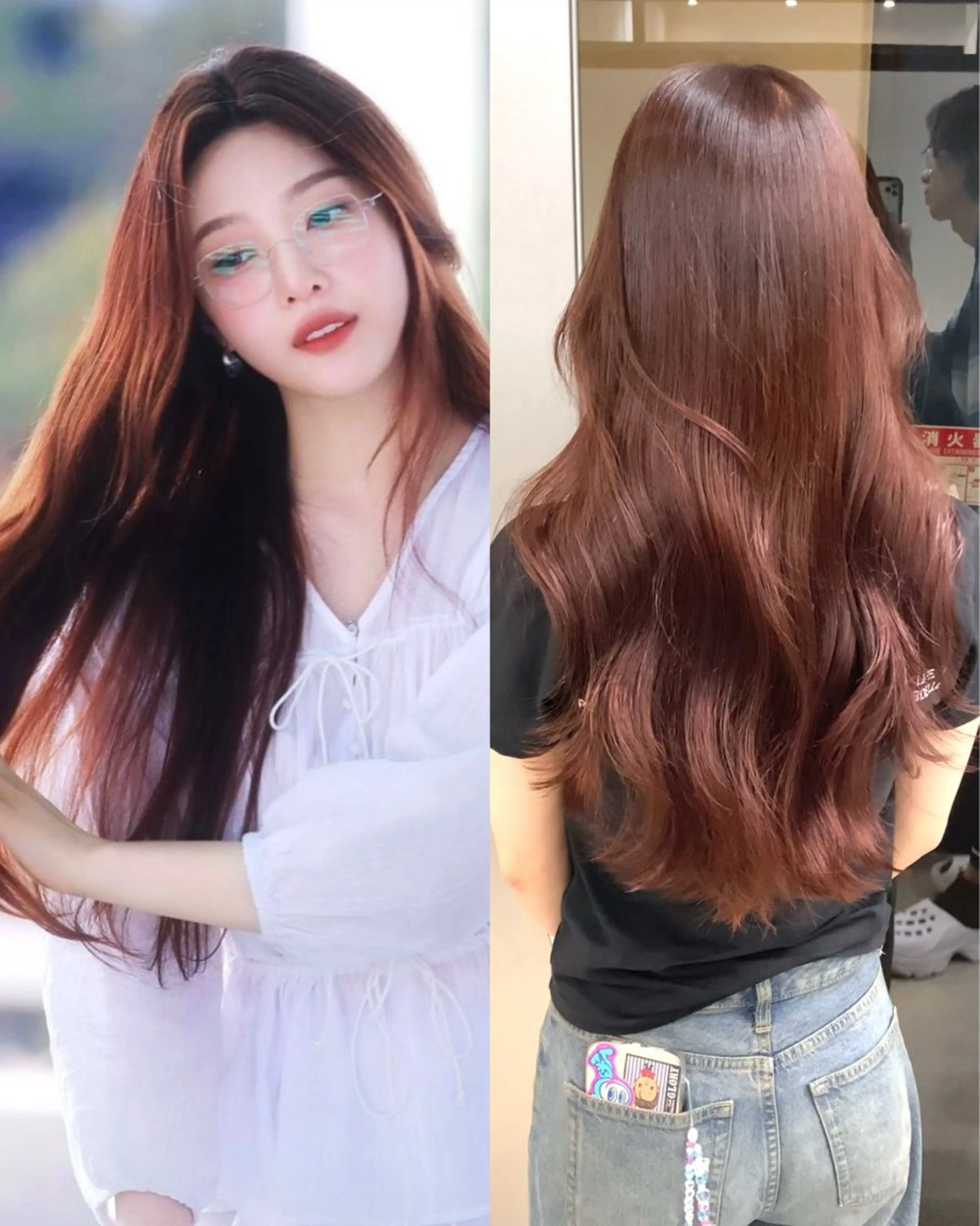 カラー ブリーチ ブリーチなしカラー K-POP好き美容師 🇰🇷Kai.Yのヘアスタイル