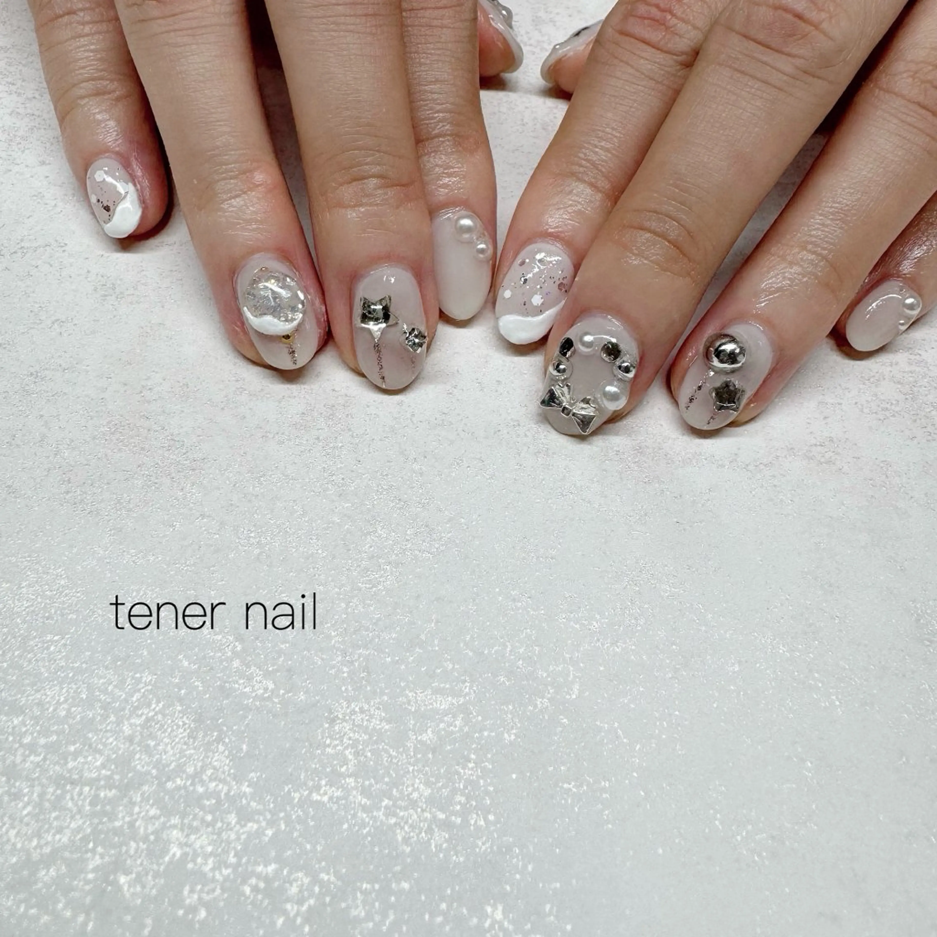 ネイル 冬ネイル クリスマス ハンドネイル テネルネイル tener nailのネイルデザイン
