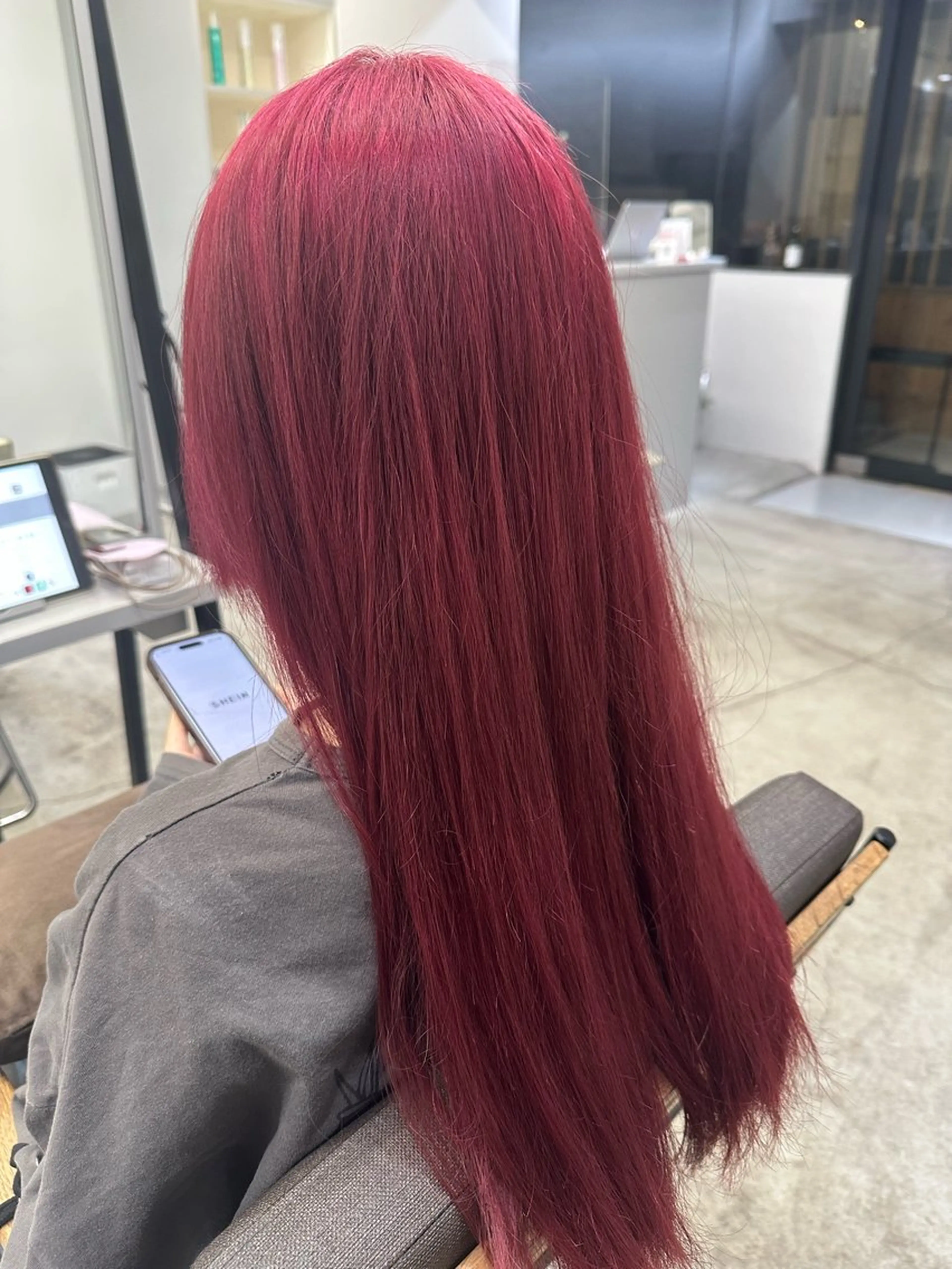 ロング カラー ヘアカラー トリートメント ハイトーンカラー が絶対可愛い✨泰聖✨のヘアスタイル