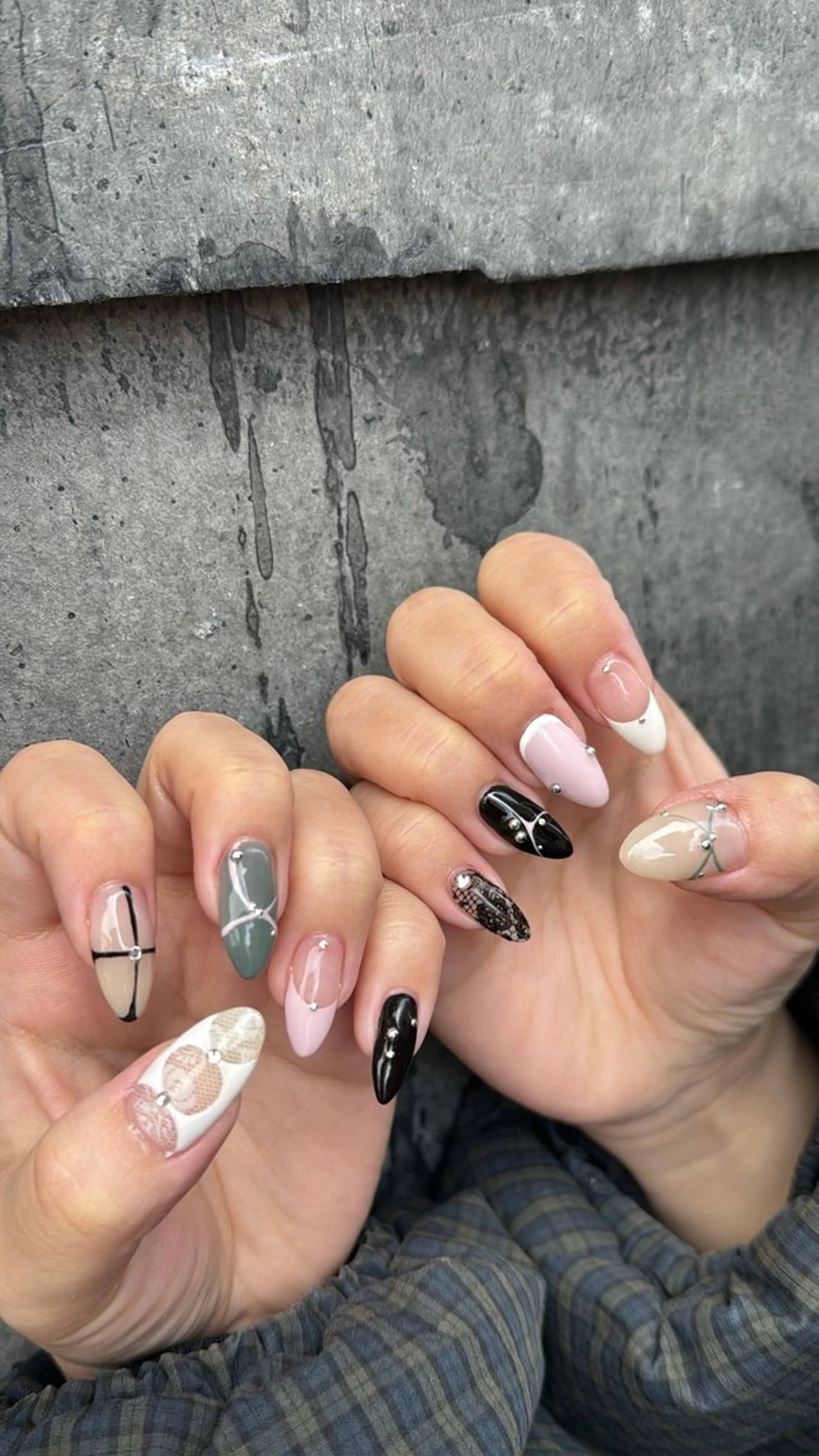 ネイル フラッシュネイル フラッシュマグ フットネイル フレンチネイル 韓国ネイル ハンドネイル SAKU nail 作島茜のネイルデザイン