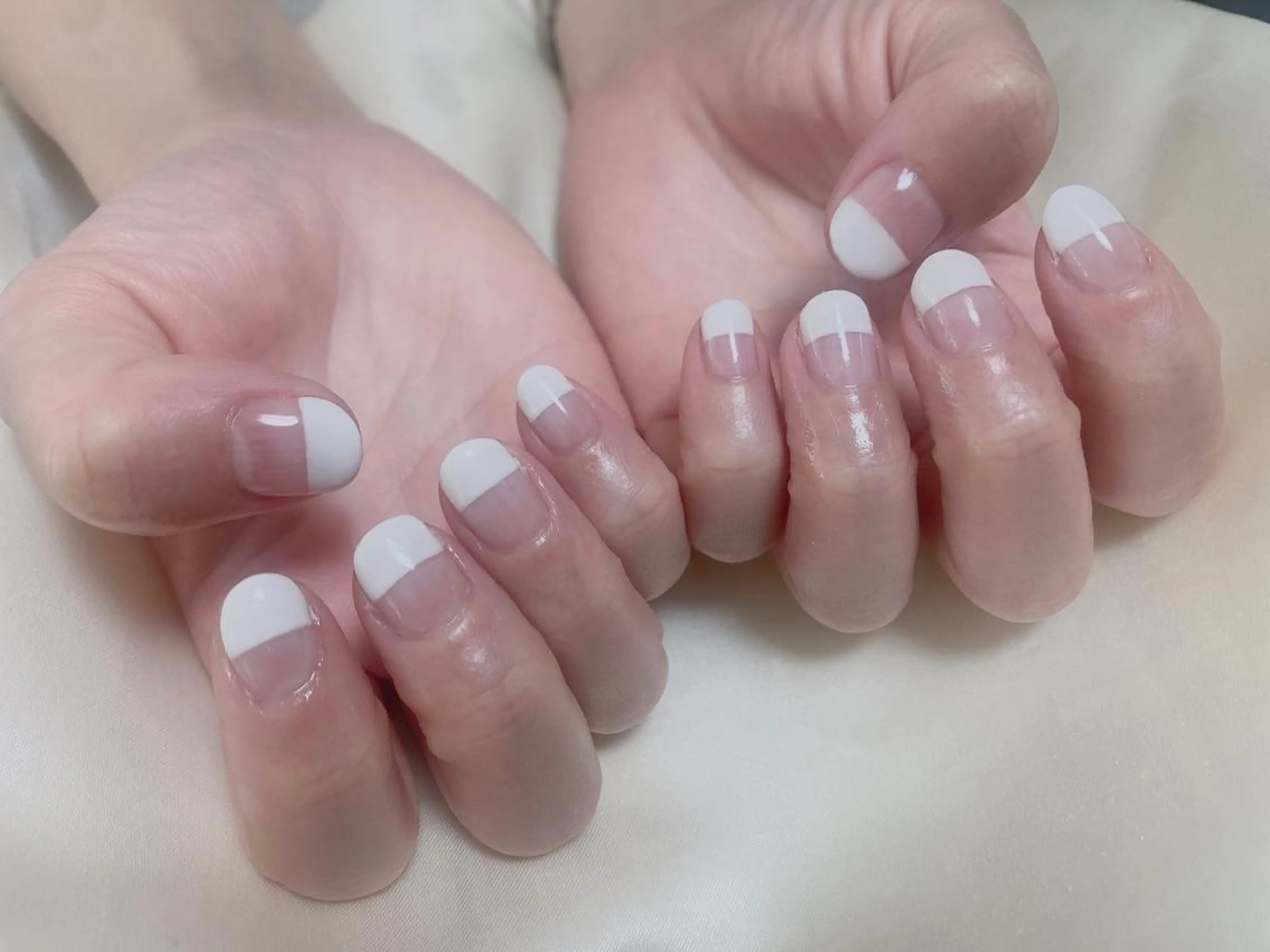 ネイル フレンチネイル kikinail 溝の口のネイルデザイン