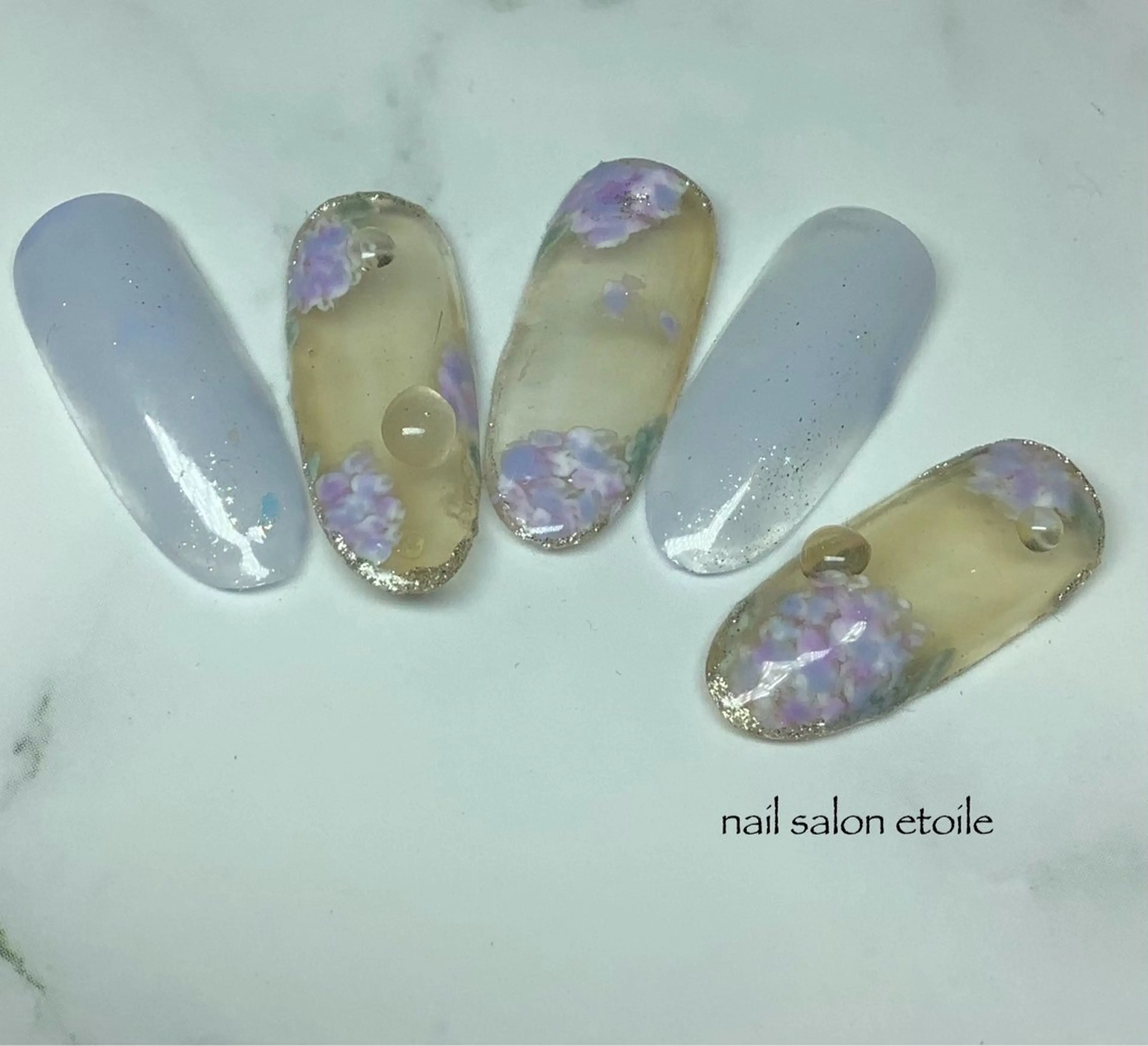 紫陽花ネイル✨の写真