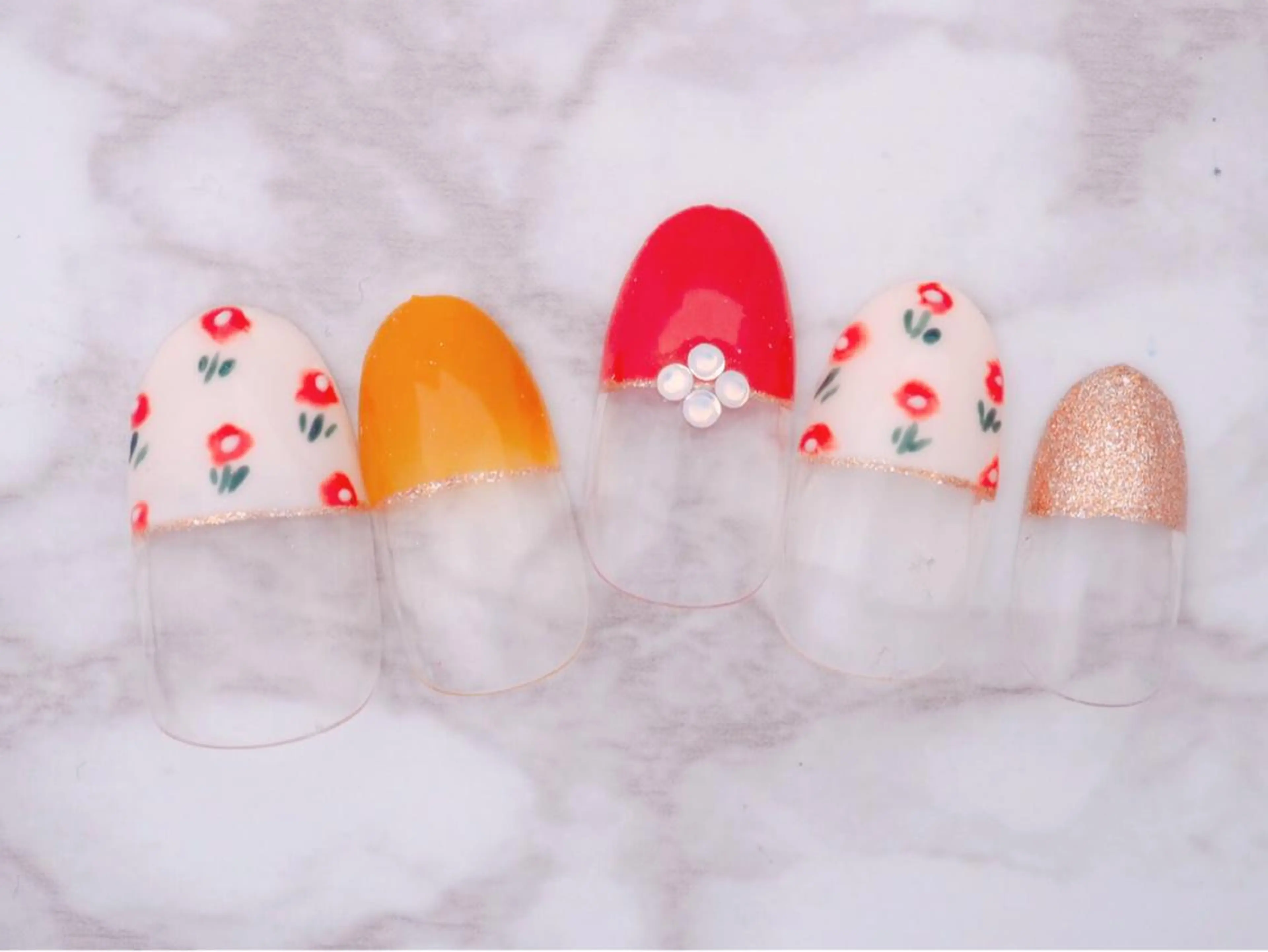 ネイル ハンドネイル Ribbon 佐野店のネイルデザイン