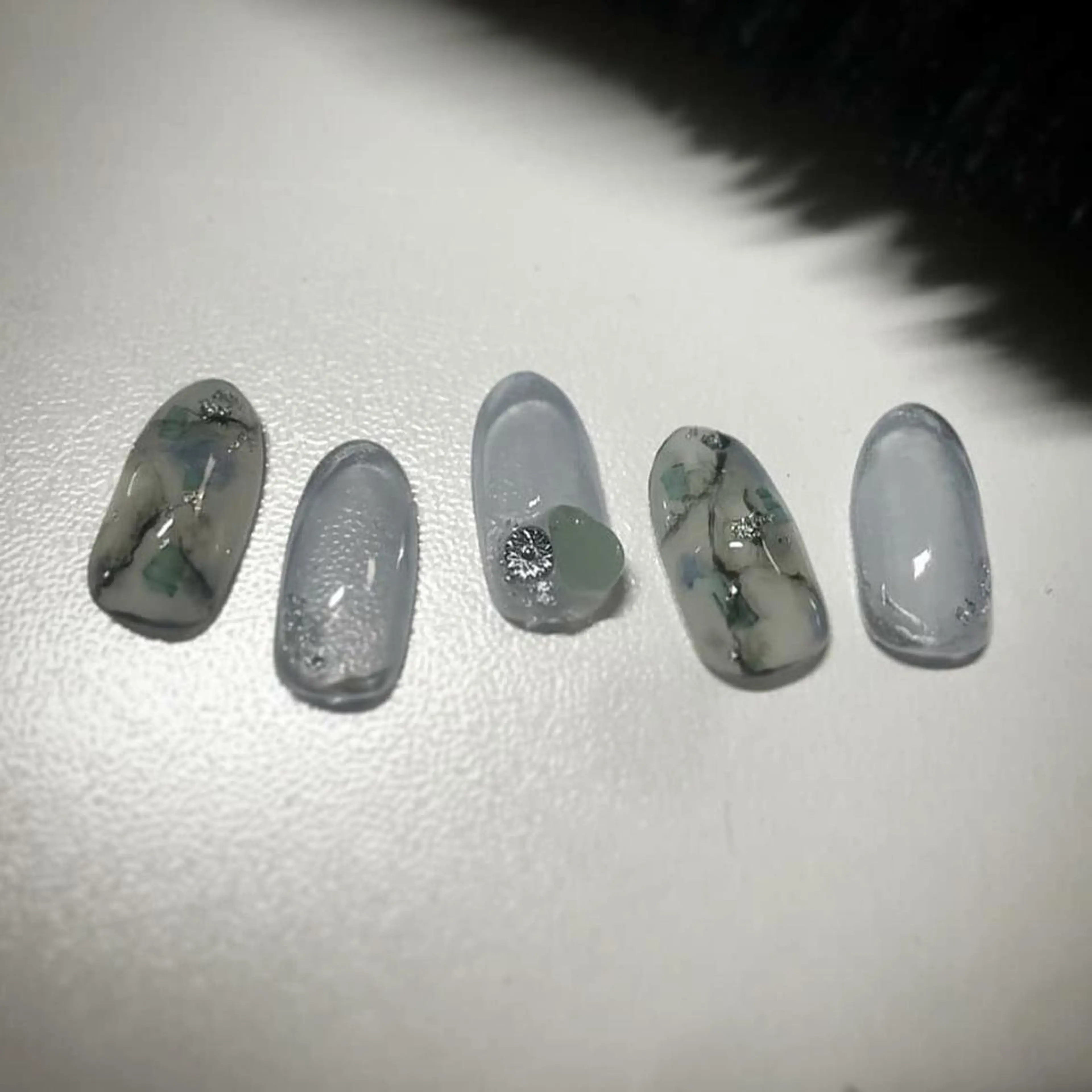 ネイル 大理石ネイル(マーブル) ハンドネイル ハンドケア lylynail YUUKAのネイルデザイン