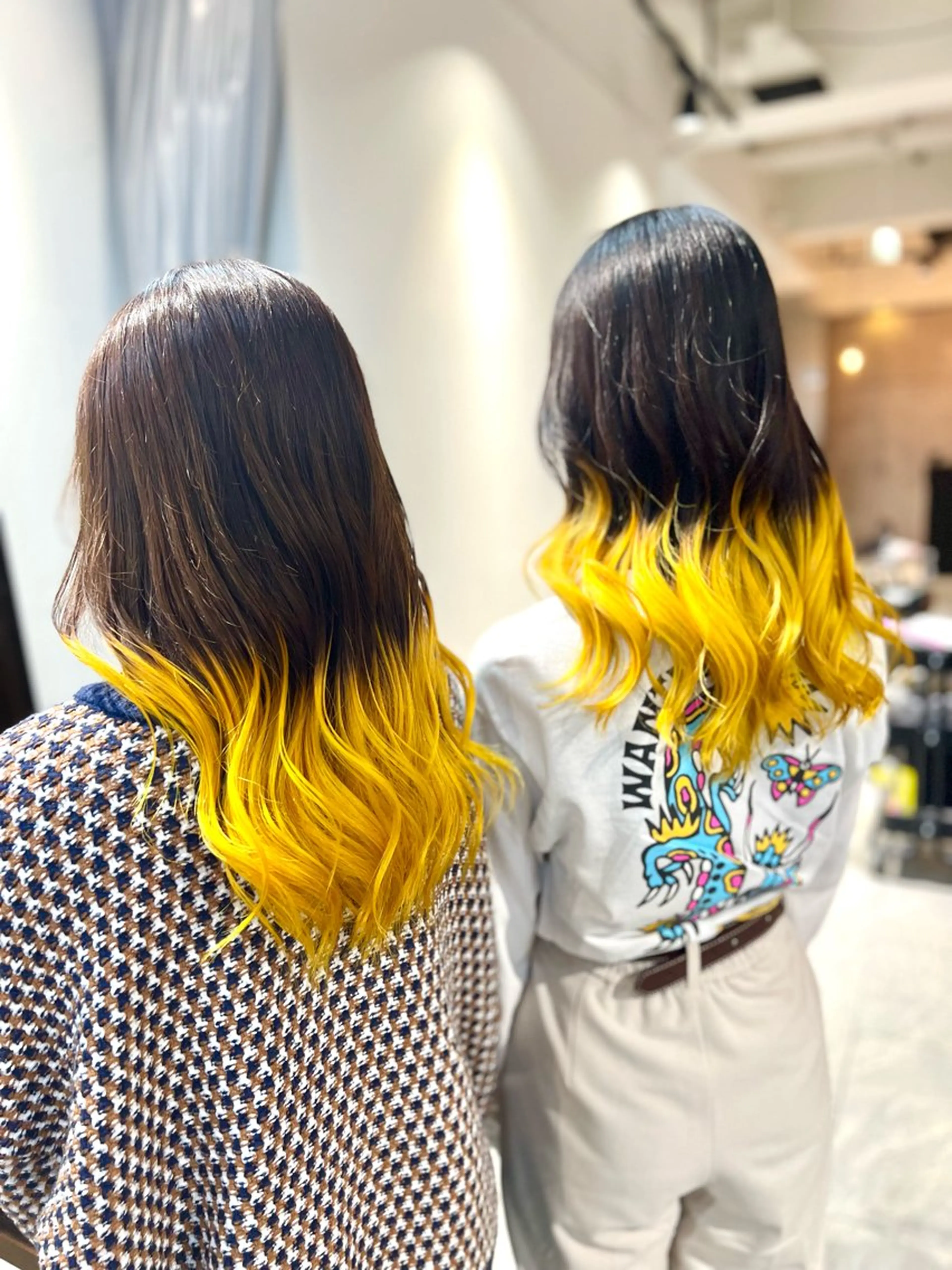 セミロング カラー ヘアアレンジ ヘアカラー トリートメント ヘアセット 🌈インナーカラー ‘ショウマ’🌈のヘアスタイル
