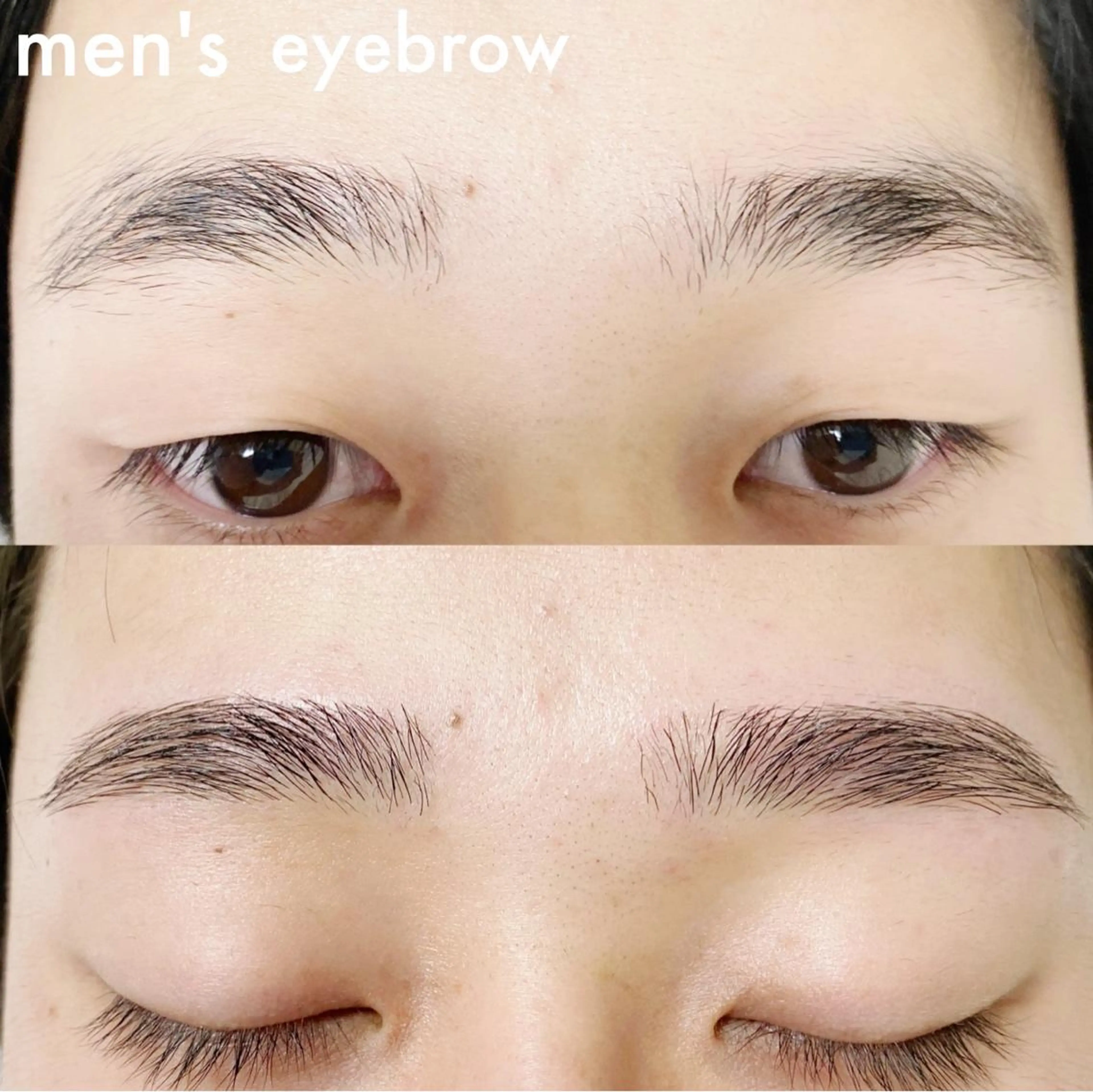 アイブロウ メンズアイブロウ 眉毛ワックス脱毛 Po eyelash ・:* 下北沢のマツエク・マツパデザイン