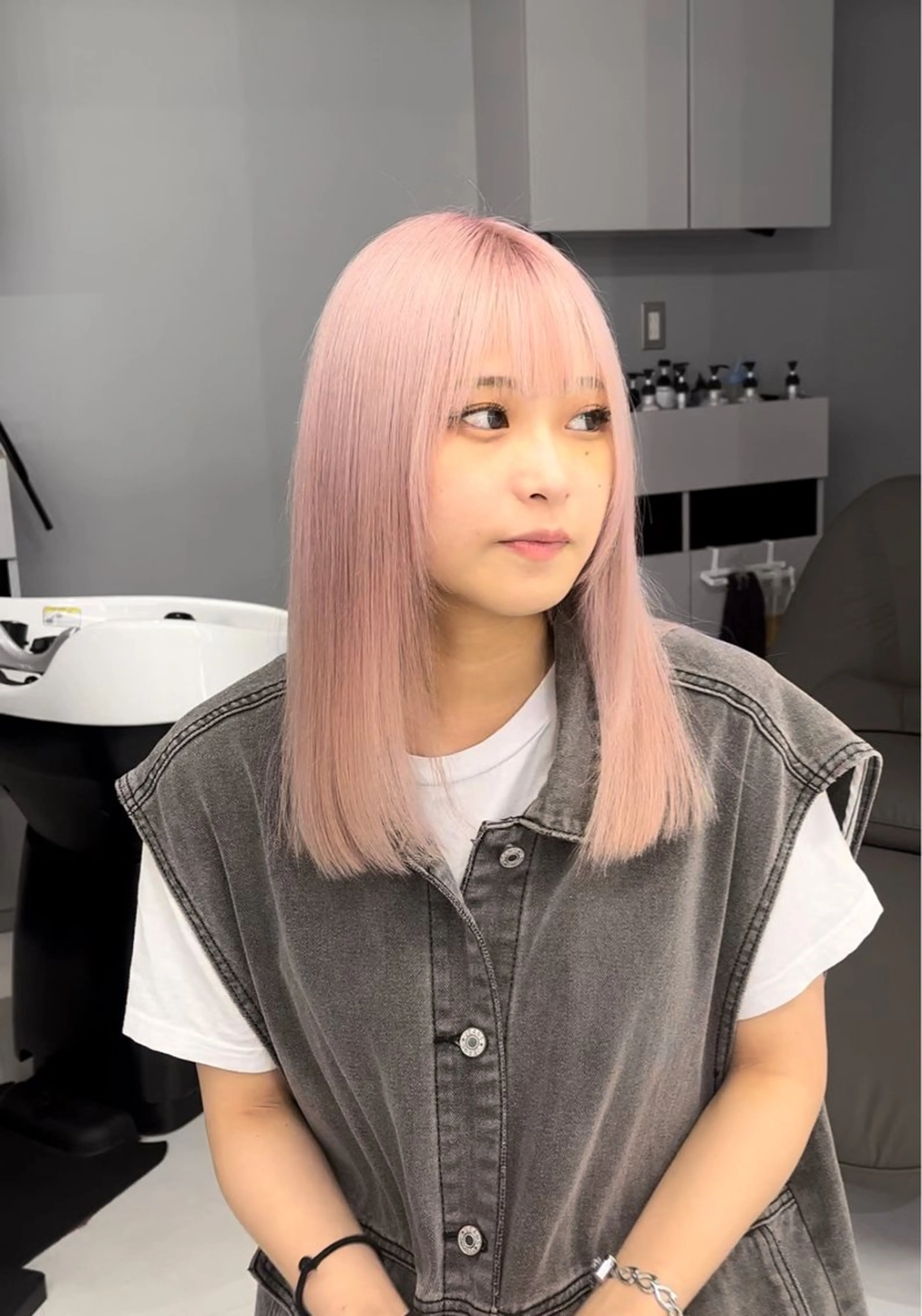 カラー ブリーチ ハイトーン職人 ♡中島凱人のヘアスタイル