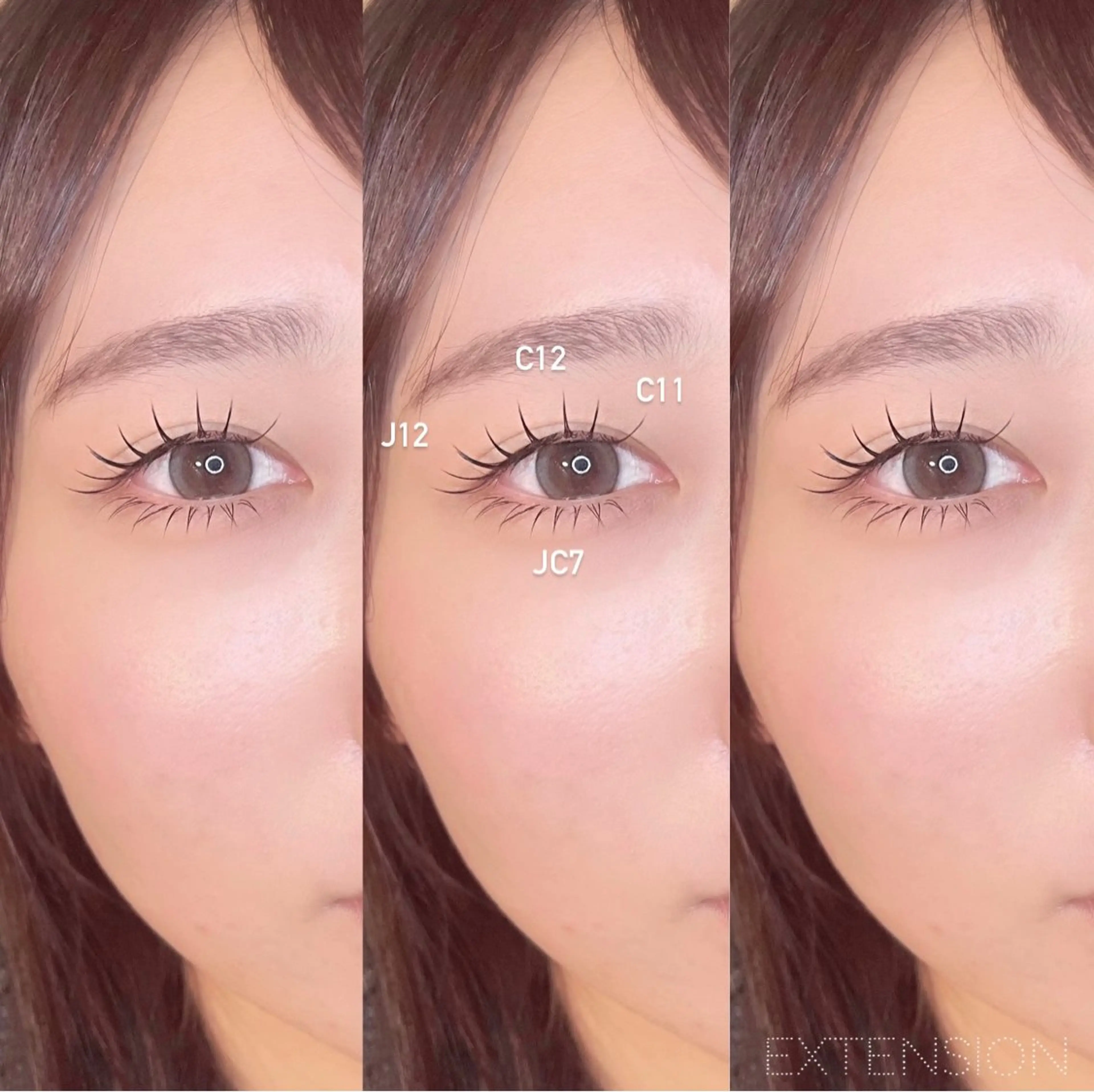 マツエク・マツパ NADIA coniのマツエク・マツパデザイン