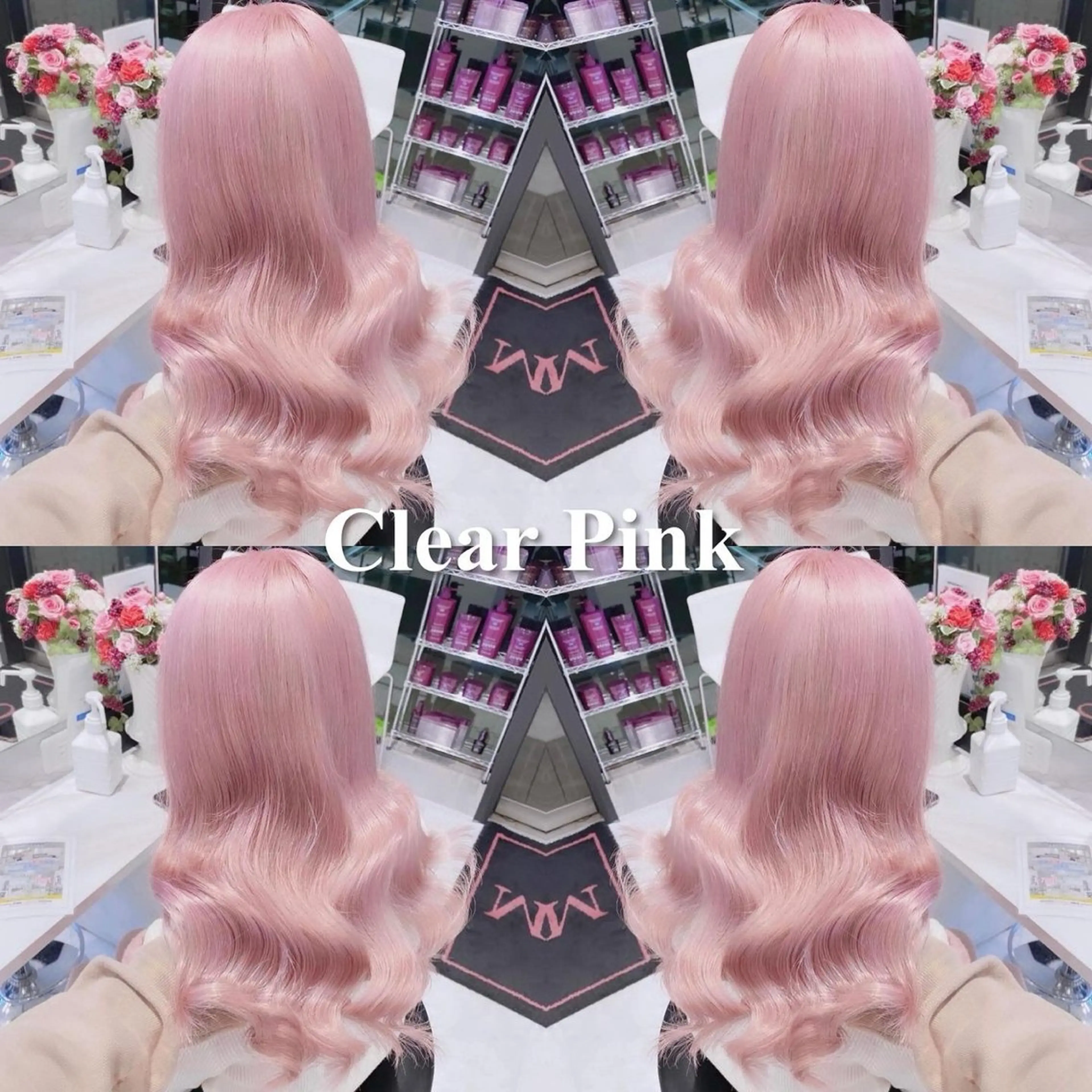 ミディアム カラー アッシュ アッシュグレー ベージュカラー ブリーチ ブロンド カット ヘアカラー トリートメント 【美髪ハイトーン】 髪質改善/大和🎀のヘアスタイル