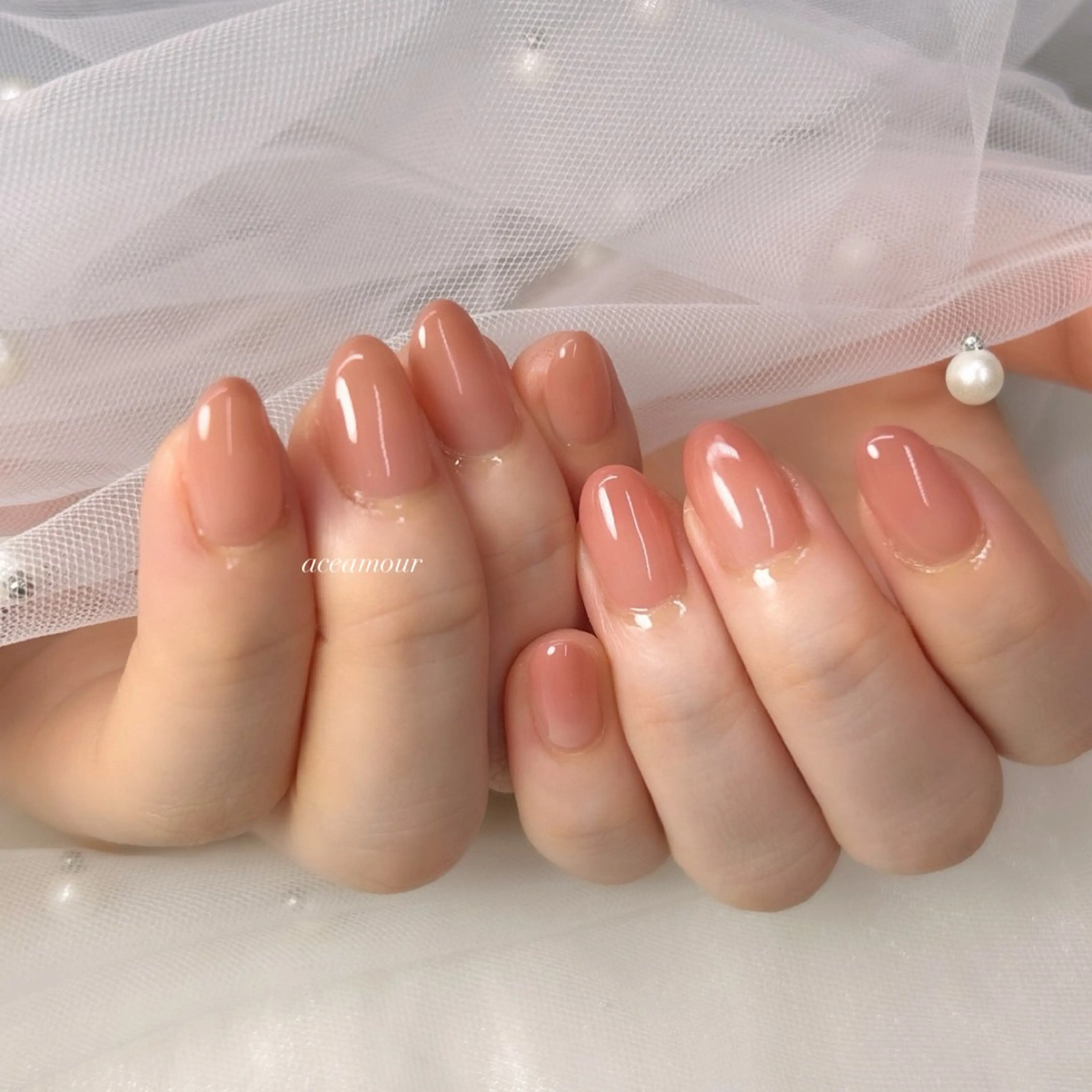 ネイル ハンドネイル ネイル/耳つぼ /新ホワイトニングのネイルデザイン