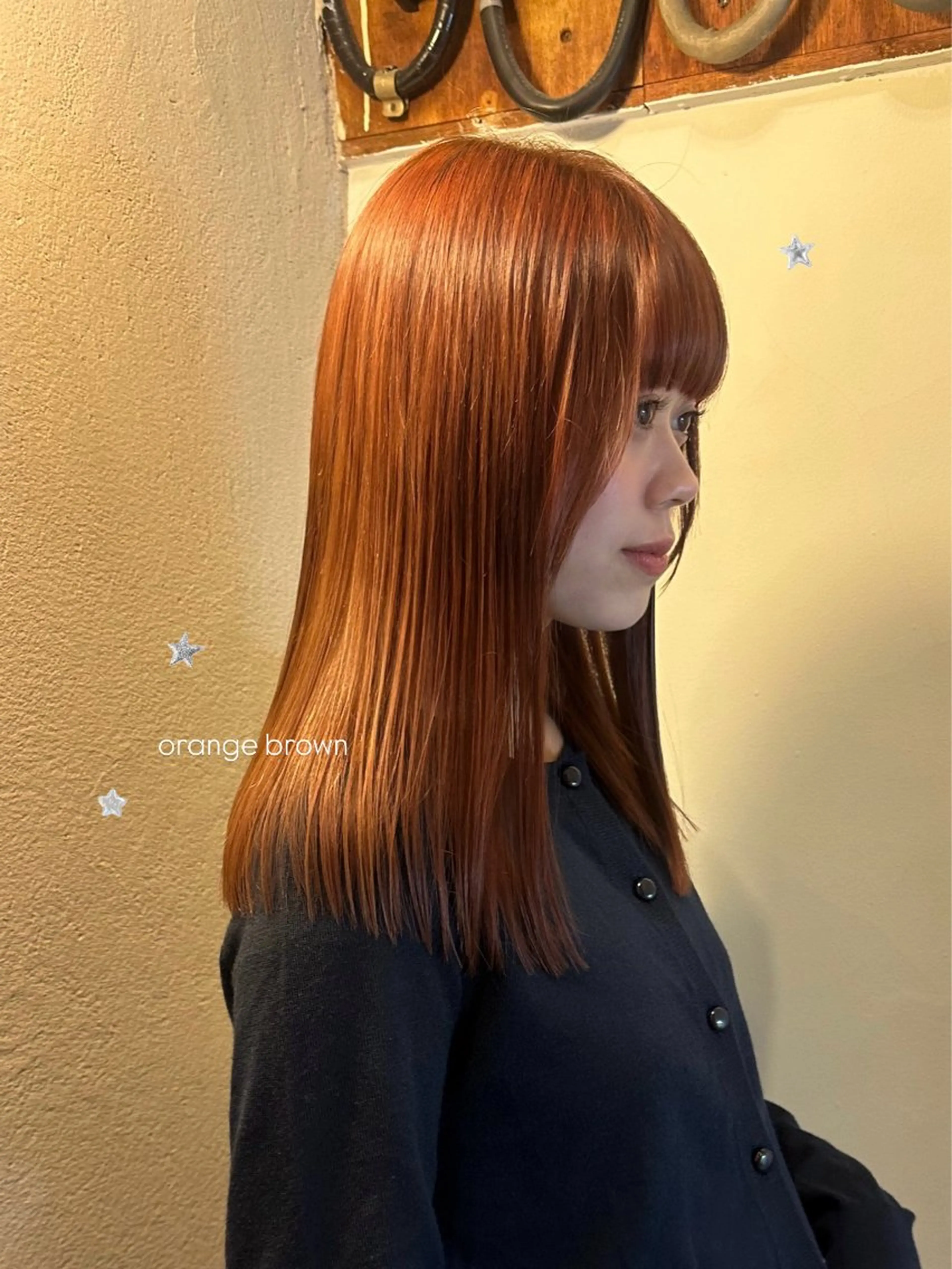セミロング カラー カット ヘアカラー トリートメント 暖色カラー/レイヤー 🌙 オノユリカのヘアスタイル