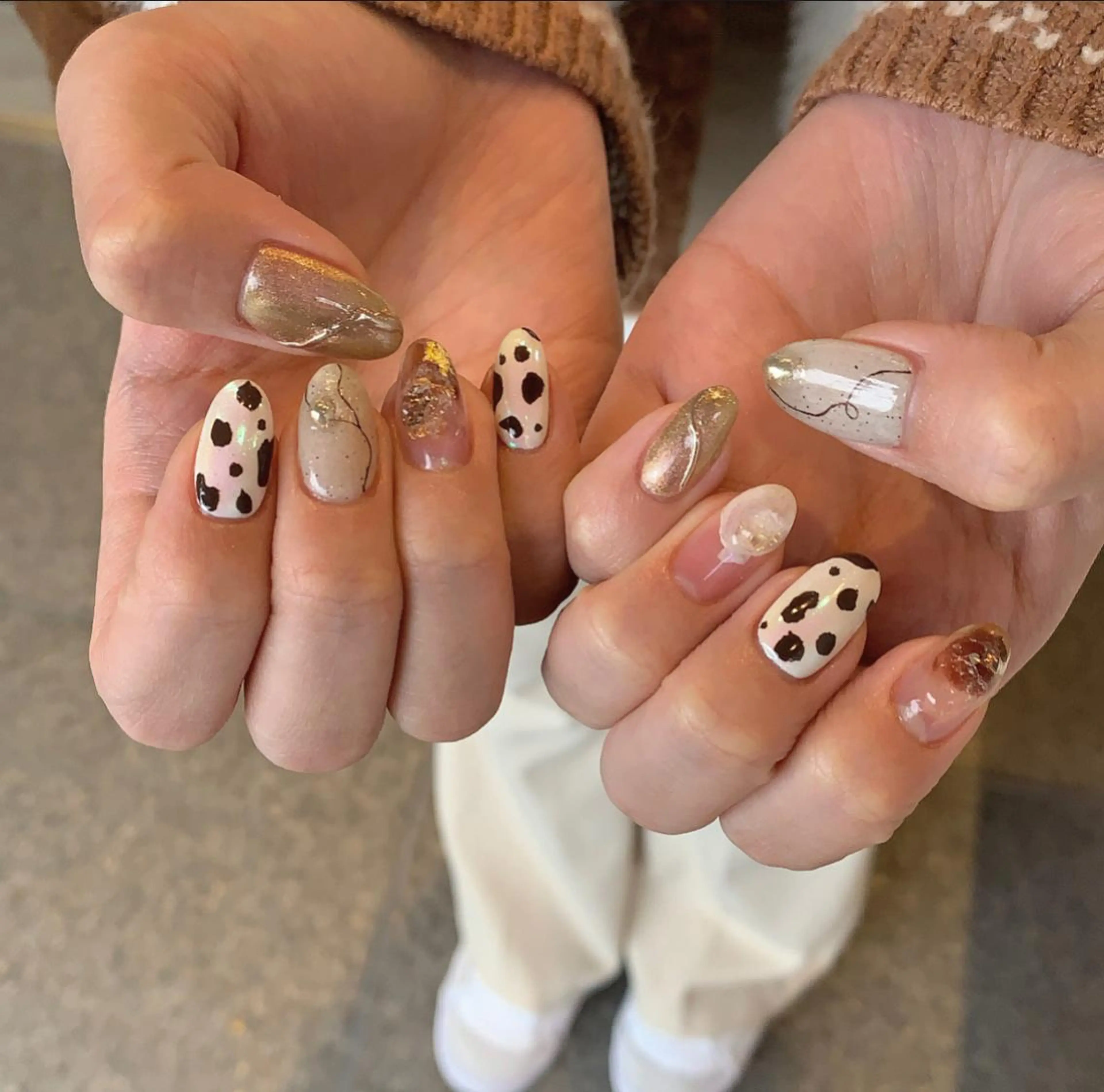 ネイル ハンドネイル にしぐち はるかのネイルデザイン