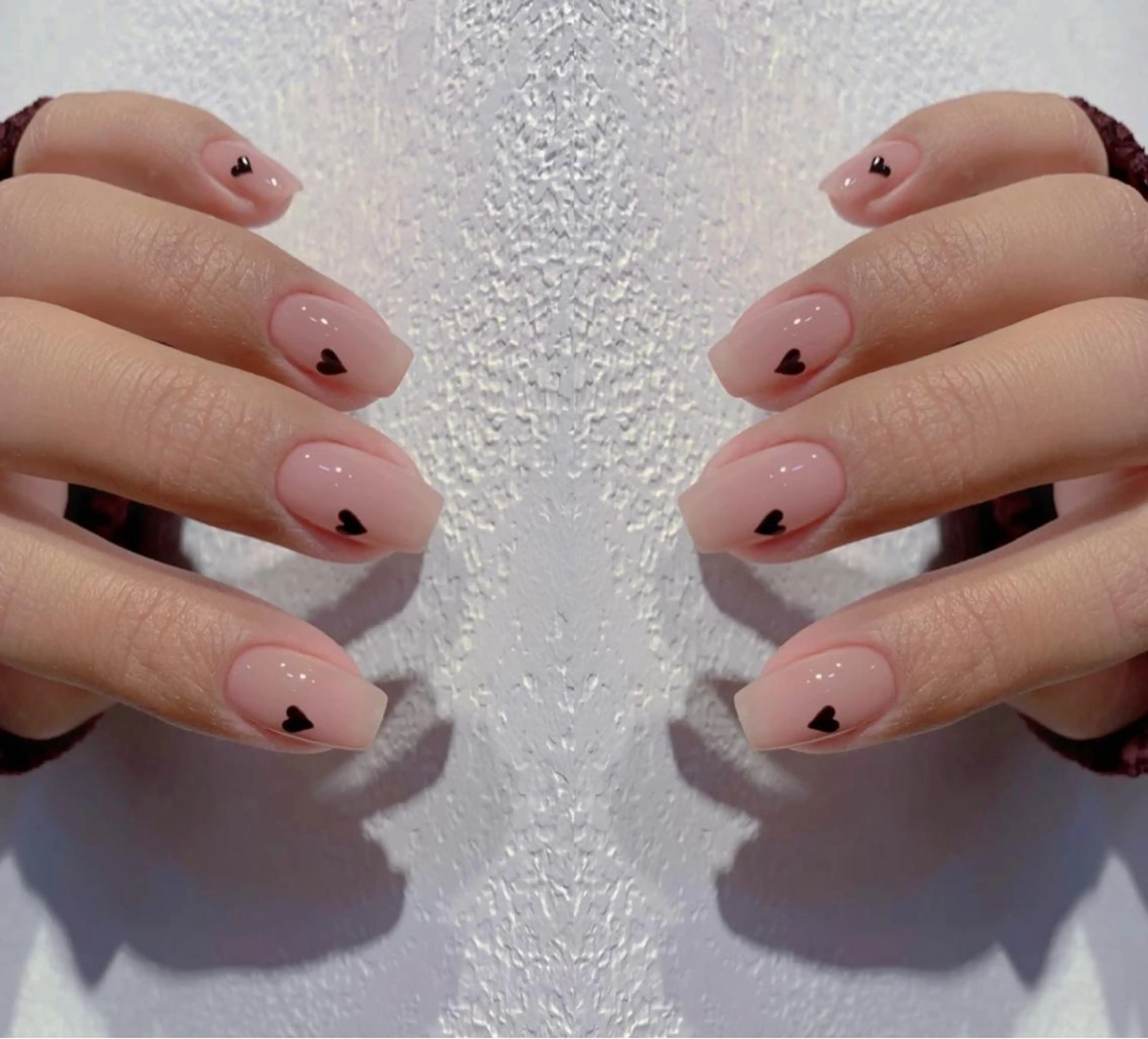 ミディアム めぐみのネイルサロン スタッフ練習のネイルデザイン