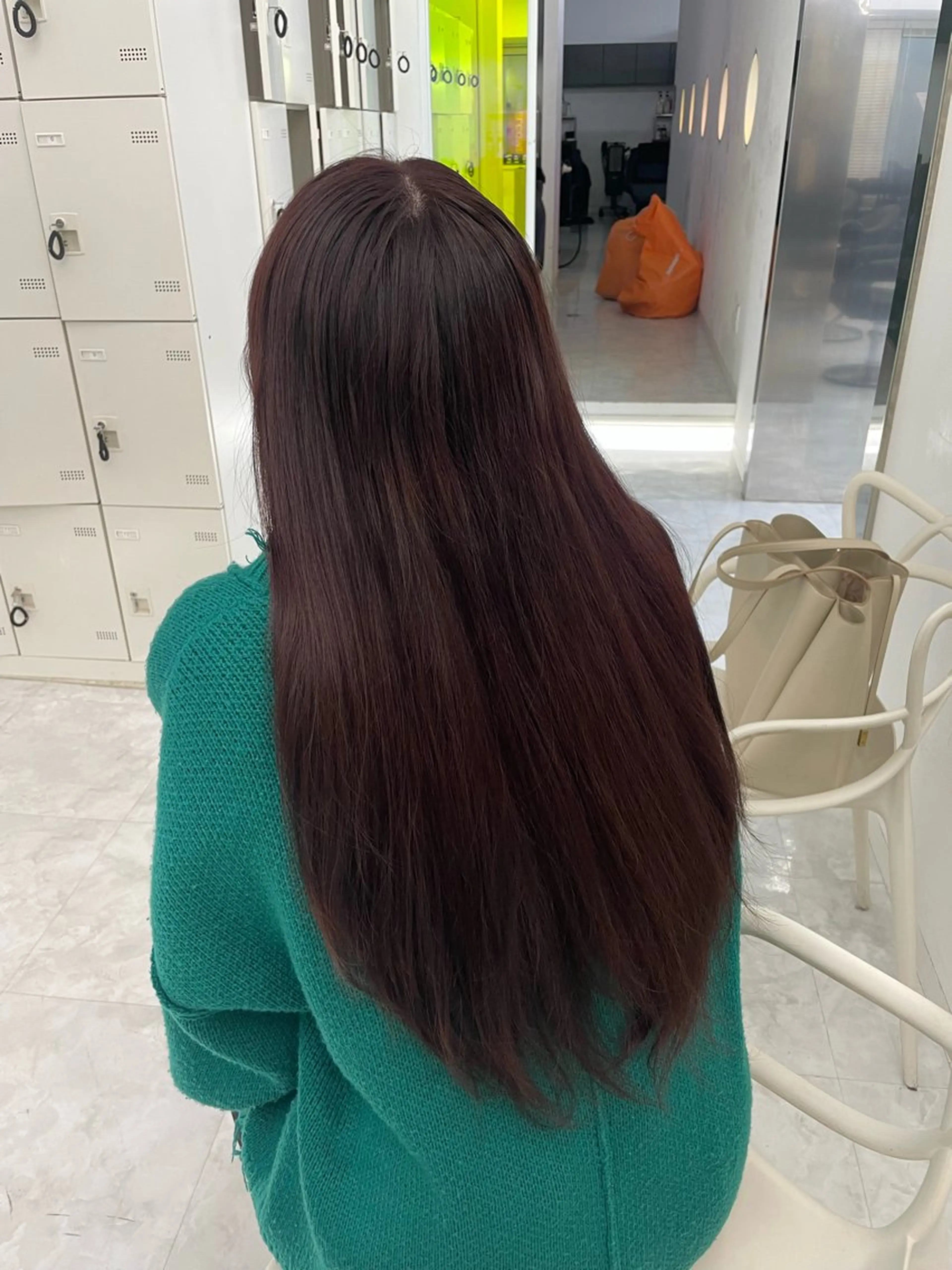 ロング カラー 中韓レイヤー/ ブラウン🤎はやとのヘアスタイル