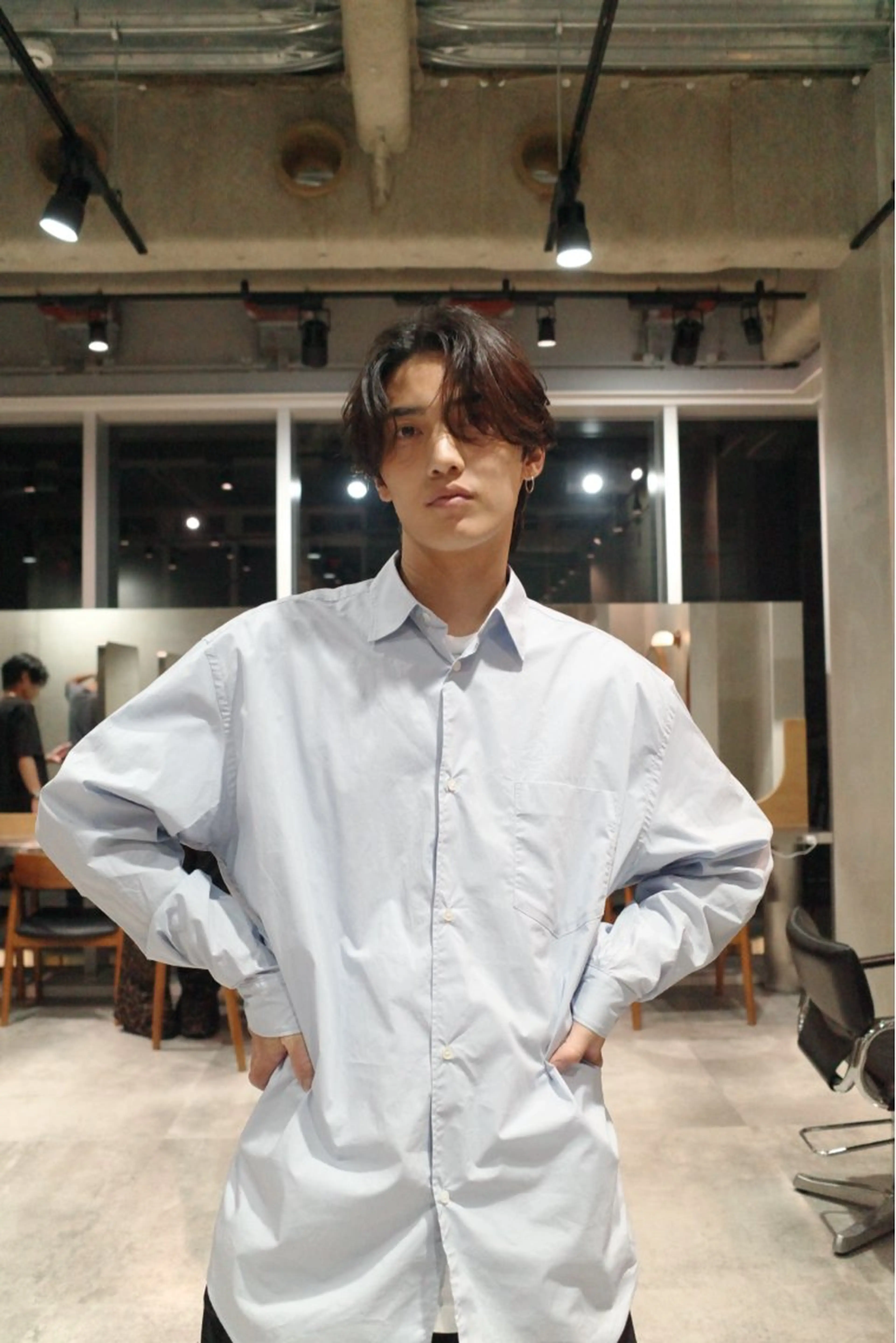 ミディアム パーマ カット パーマ 山口 ヒロトのヘアスタイル