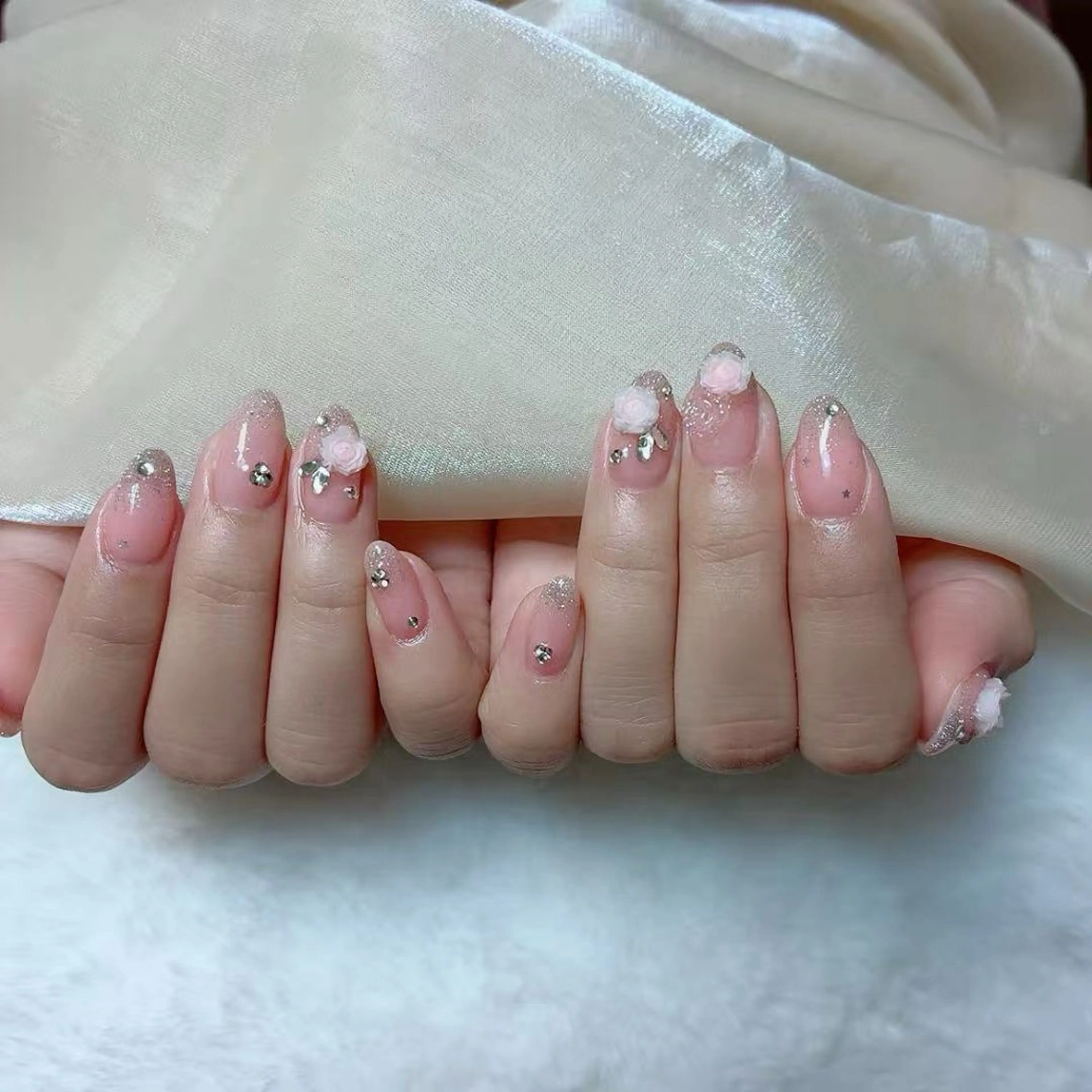 ネイル アニマル柄 アートネイル チークネイル フラッシュネイル フットネイル ハンドネイル B·U Nail大宮 長さだし専門店のネイルデザイン