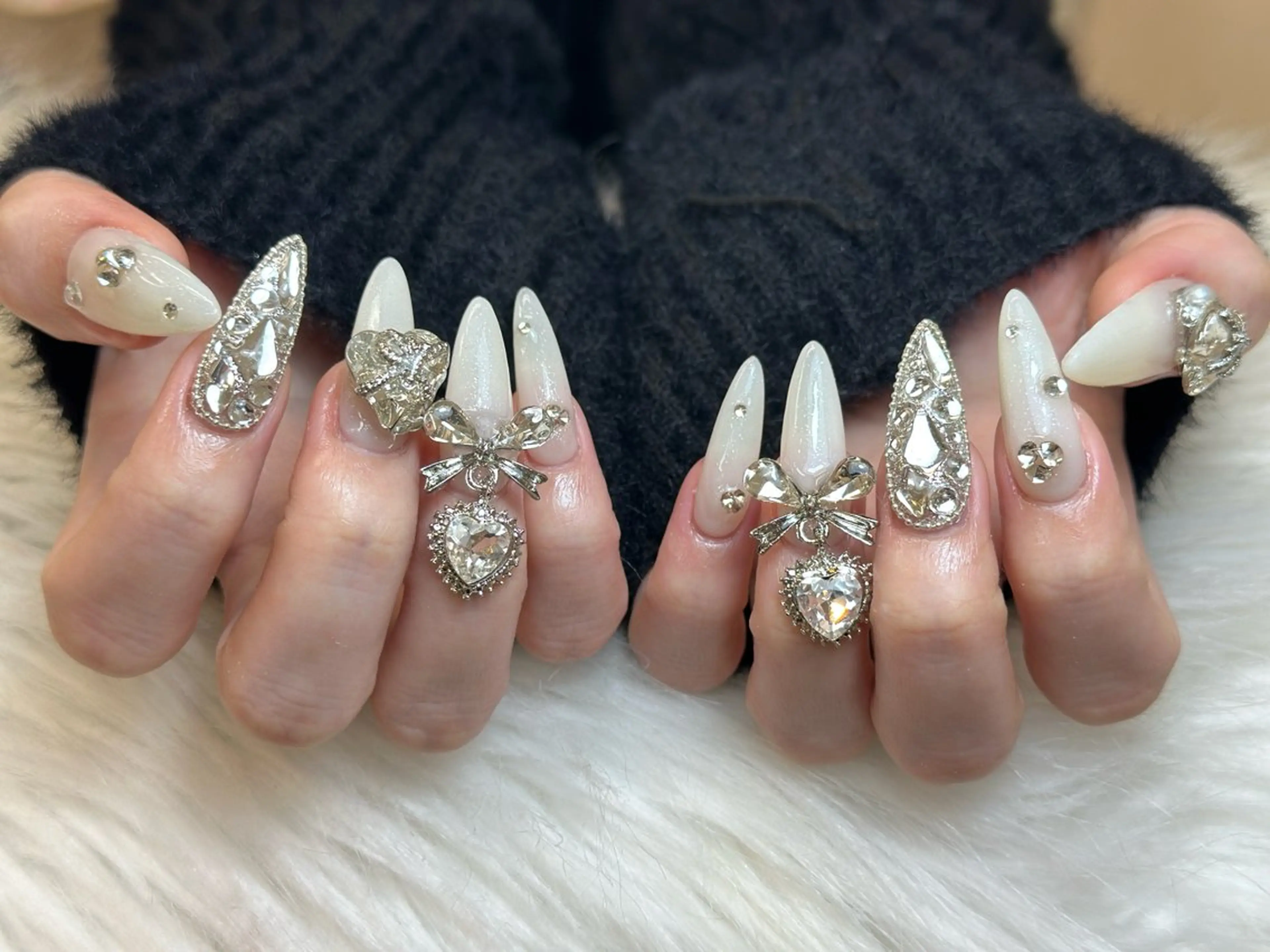 ネイル アートネイル ジェルネイル マグネットネイル ハンドネイル JennNail_ マオのネイルデザイン