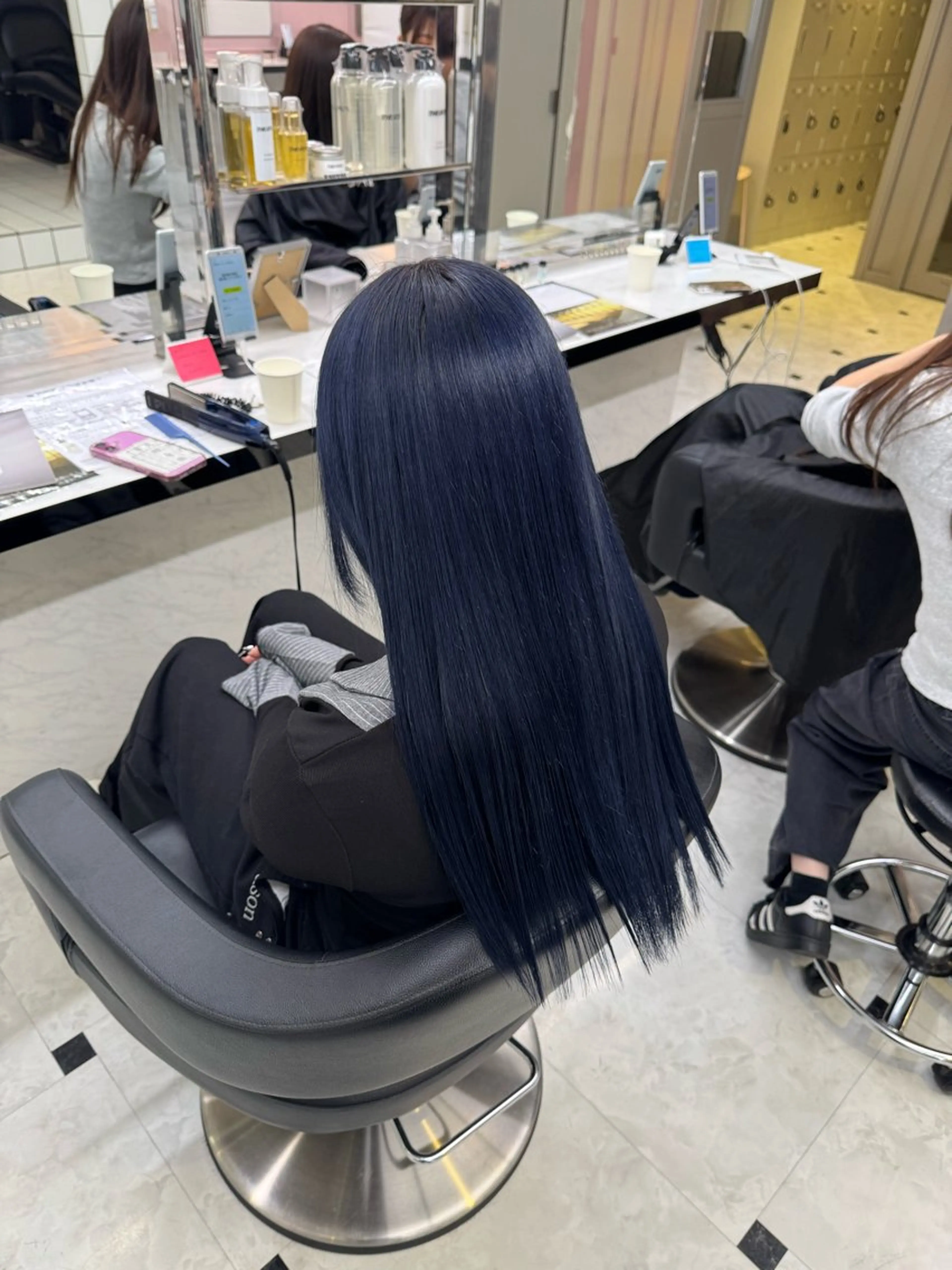 ロング カラー ヘアアレンジ ロング ヘアカラー トリートメント ヘッドスパ ヘアセット 🥀レイヤー×ハイト ーントレンドヘア🥀のヘアスタイル