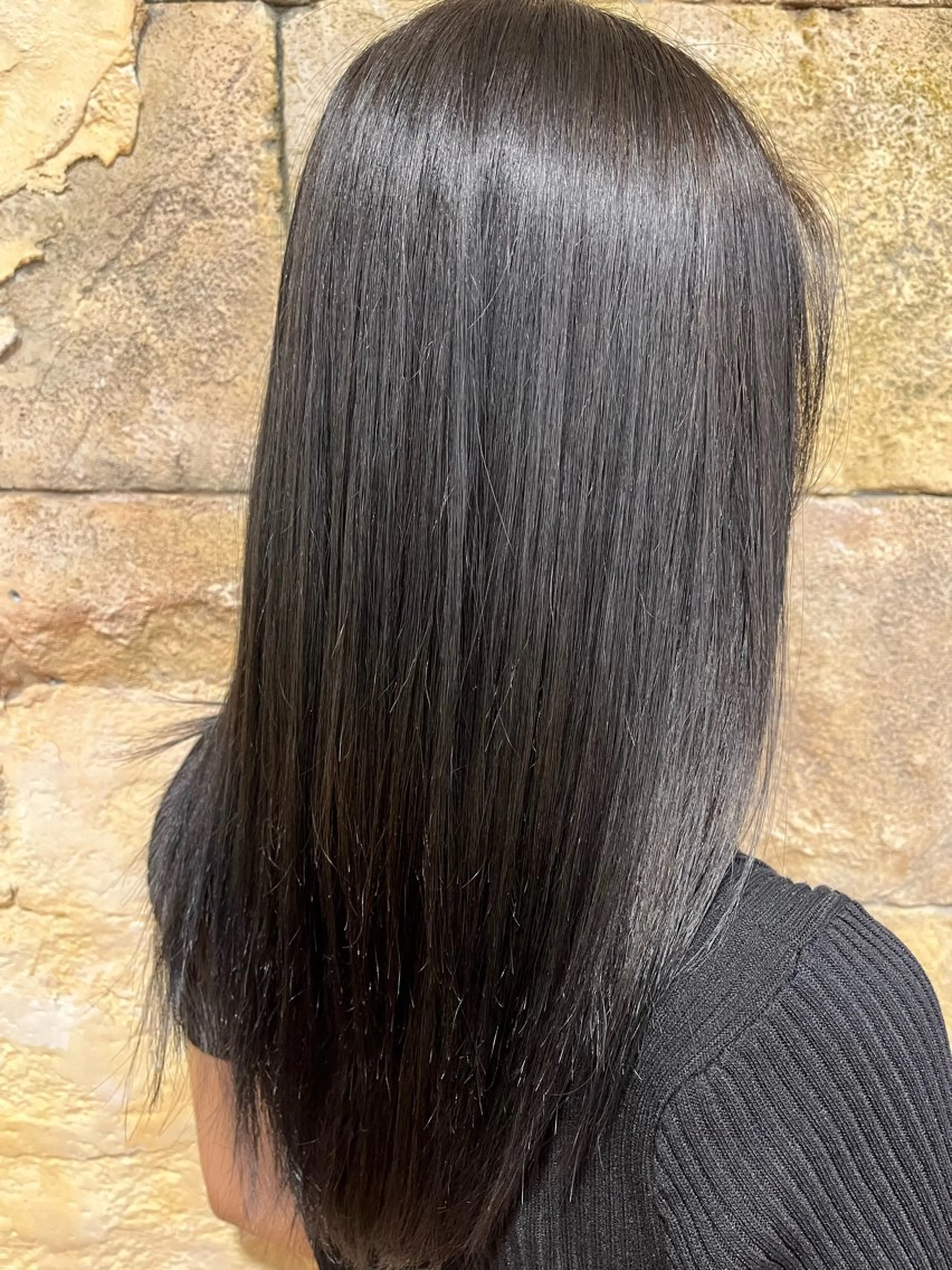 ロング カラー ダークグレー 🌈鈴木 星凪🌈のヘアスタイル