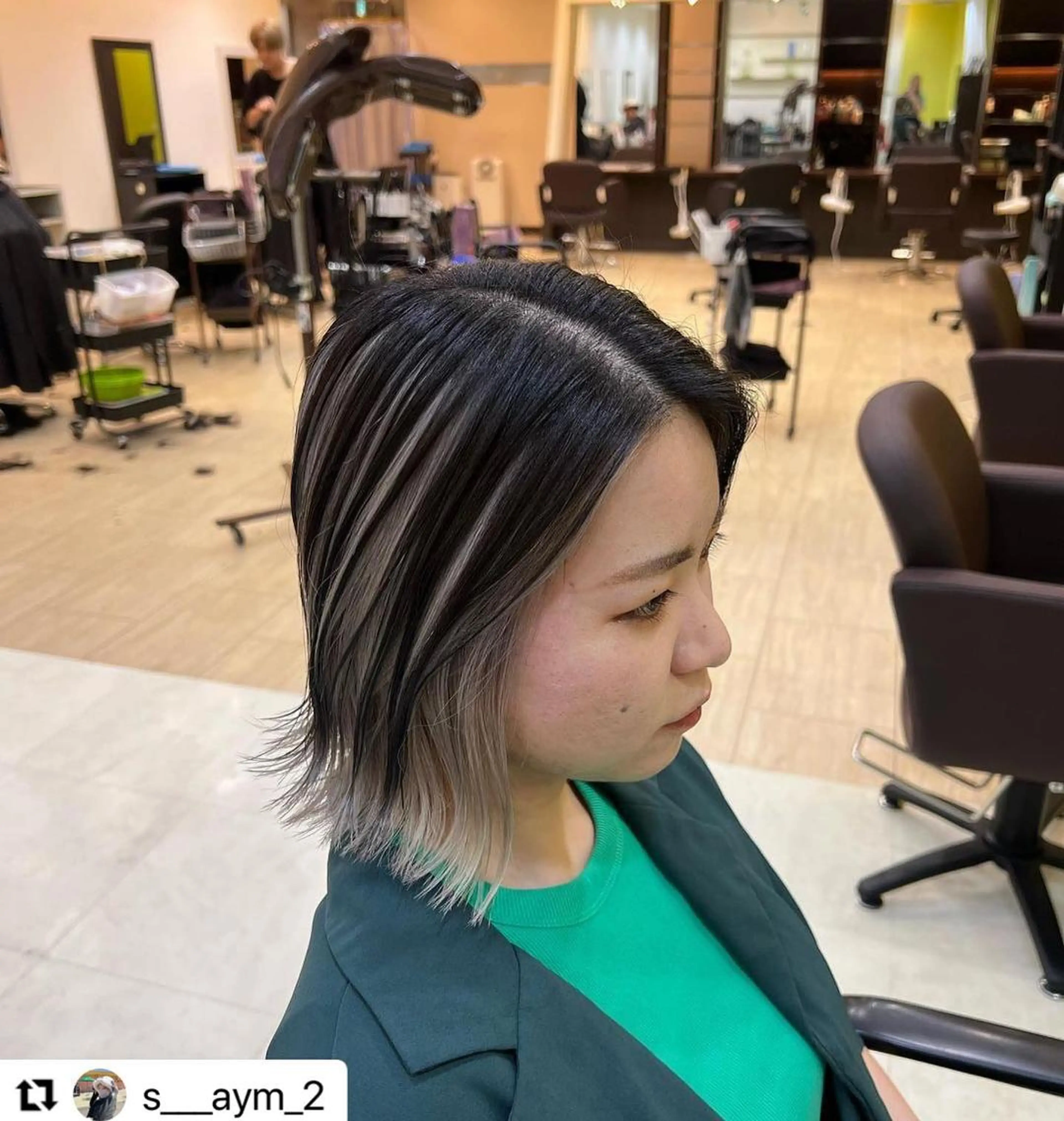 ショート カラー パーマ メンズ メンズバレイヤージュ メンズブリーチ メンズハイライト メンズハイトーン メンズインナーカラー 🩷Eny terrace🩷のヘアスタイル