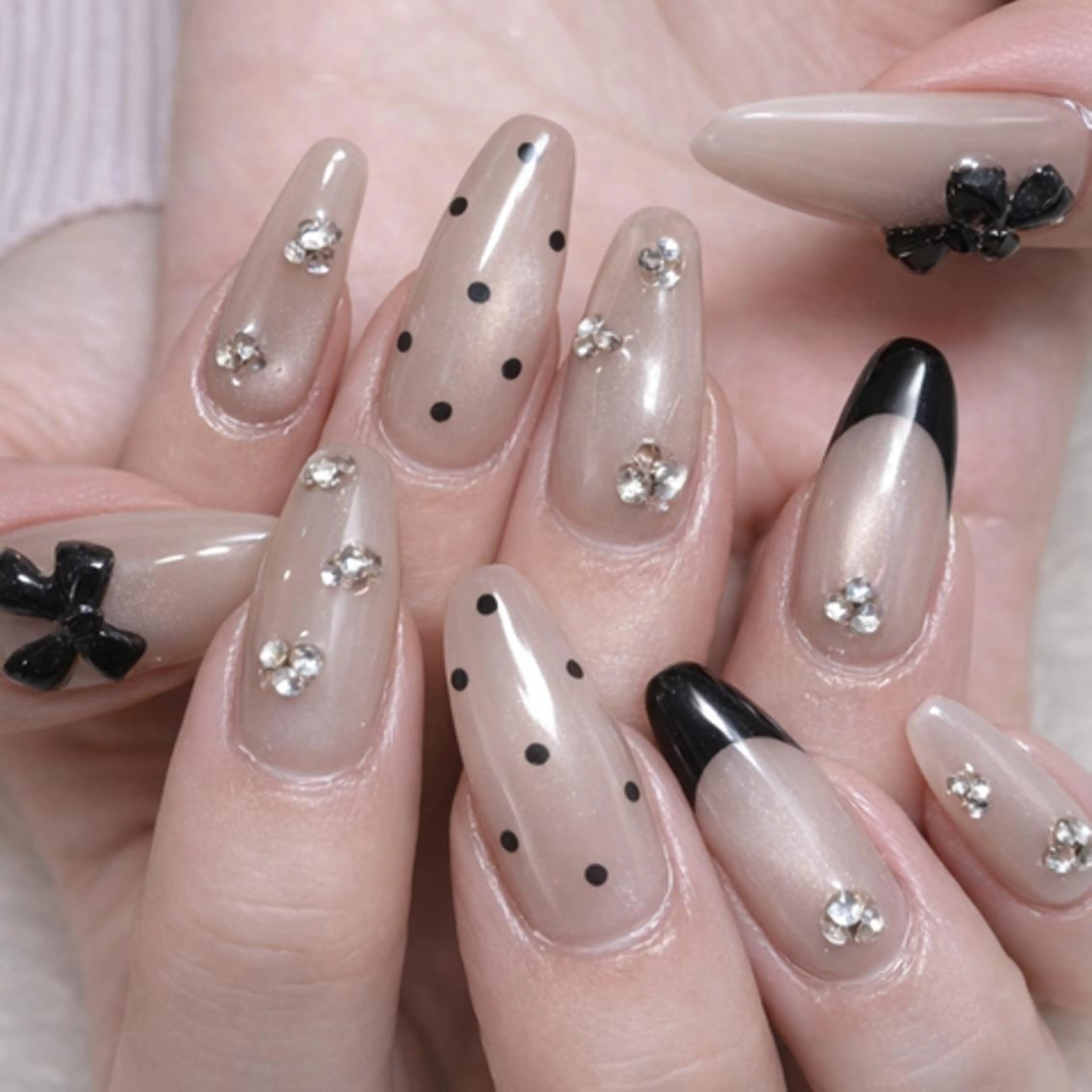 🌈オフ込オーダーメイド🌼150分しっかりアートやり放題&ストーン付け放題⭐️長さ出し10本OK🌟の写真