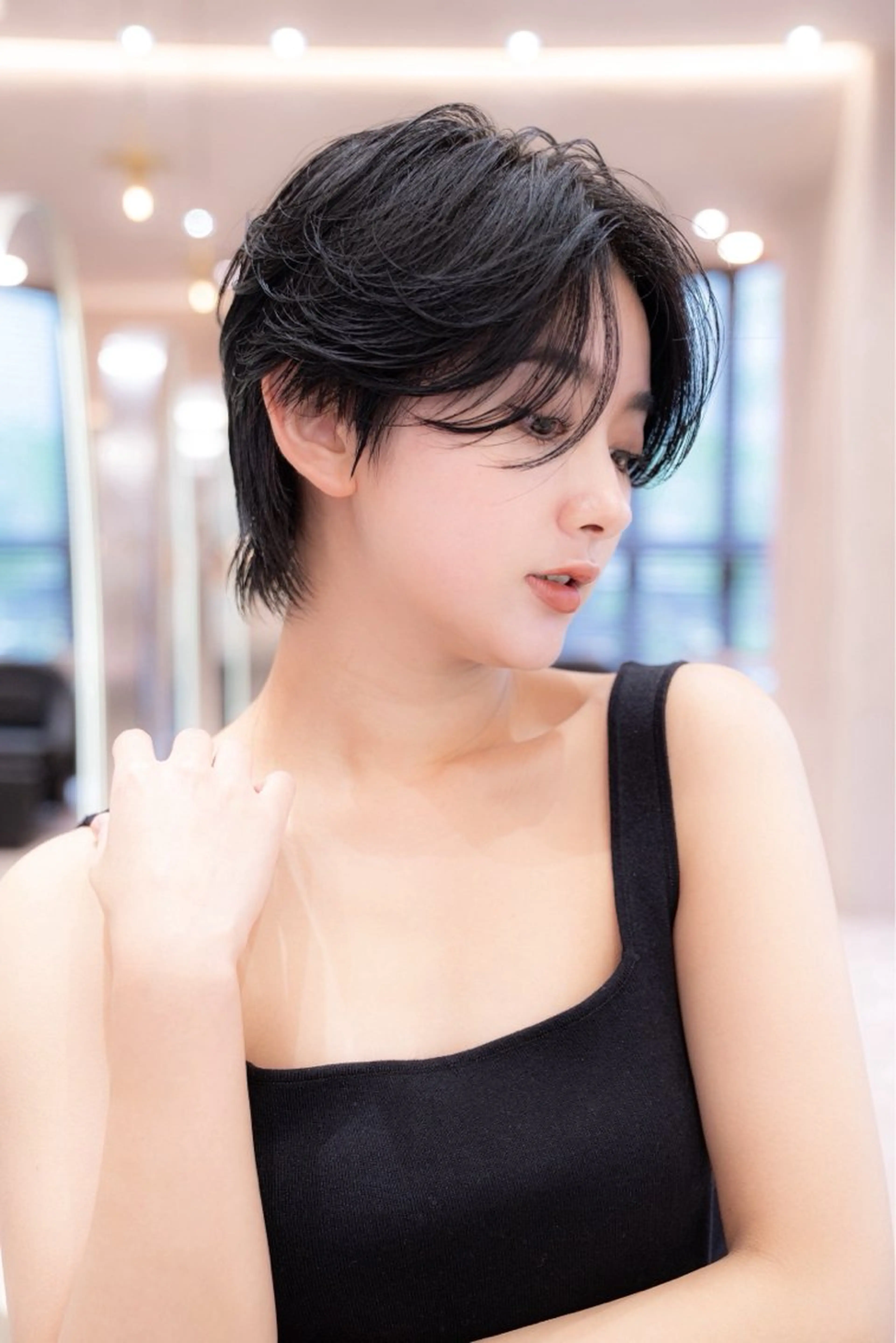 ショート カラー ショートボブ ショートレイヤー ハンサムショート 丸みショート ボブ カット ヘアカラー トリートメント 田中航平/渋谷ボブ/ レイヤーボブのヘアスタイル