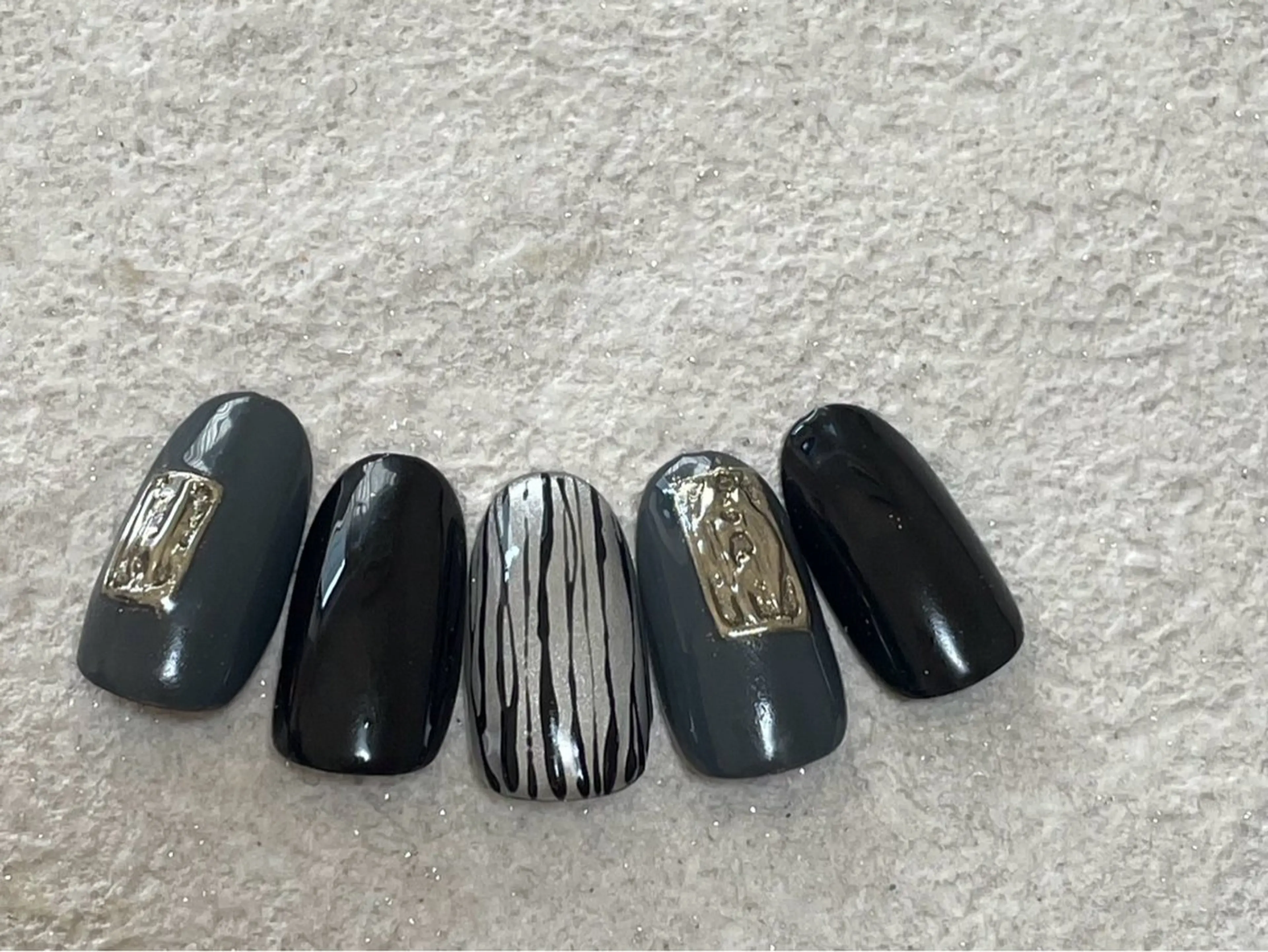 ネイル ジェルネイル 韓国ネイル メンズネイル ミラーネイル ワンカラーネイル kiki nail たまプラーザのネイルデザイン