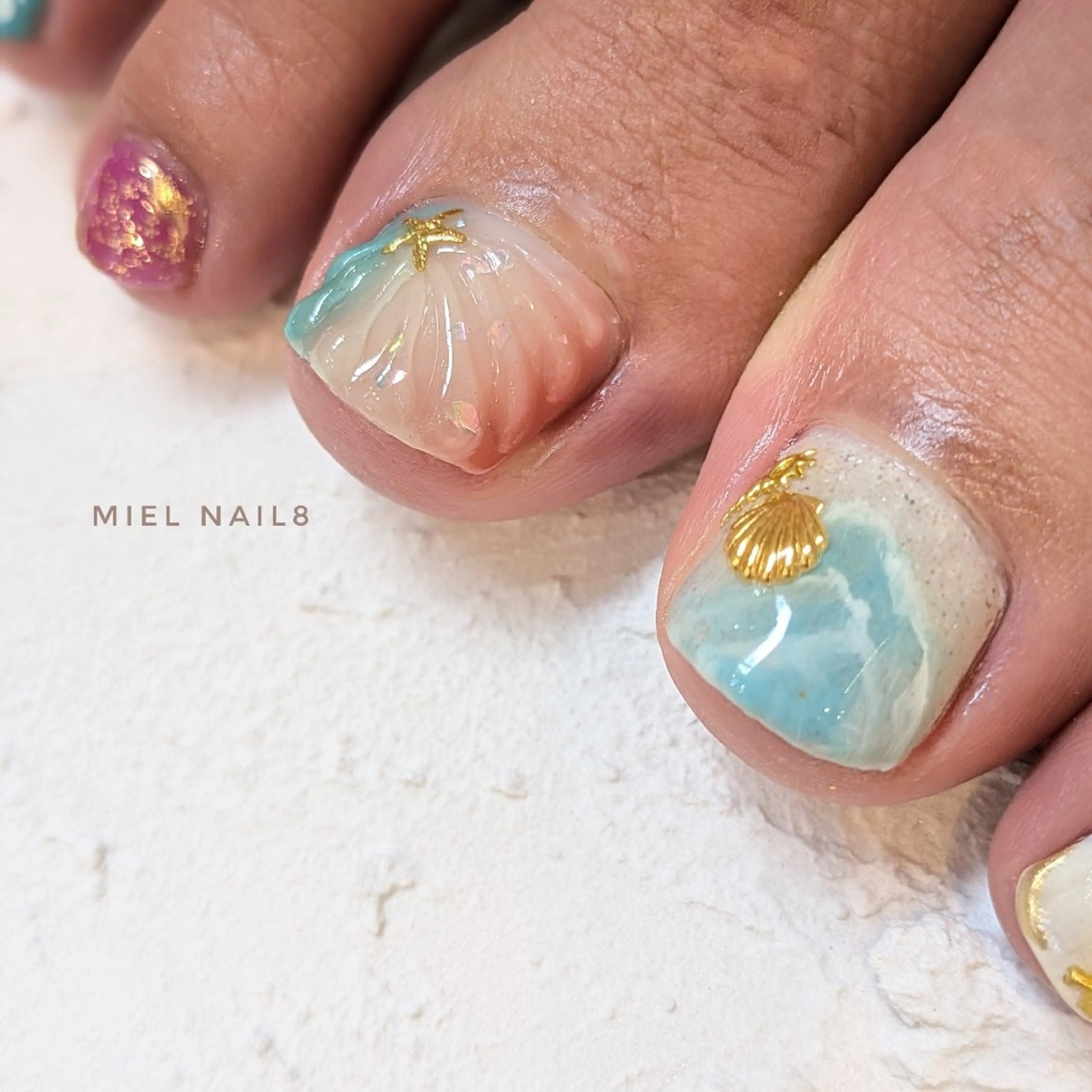 ネイル 持ち込み miel nail mayaのネイルデザイン