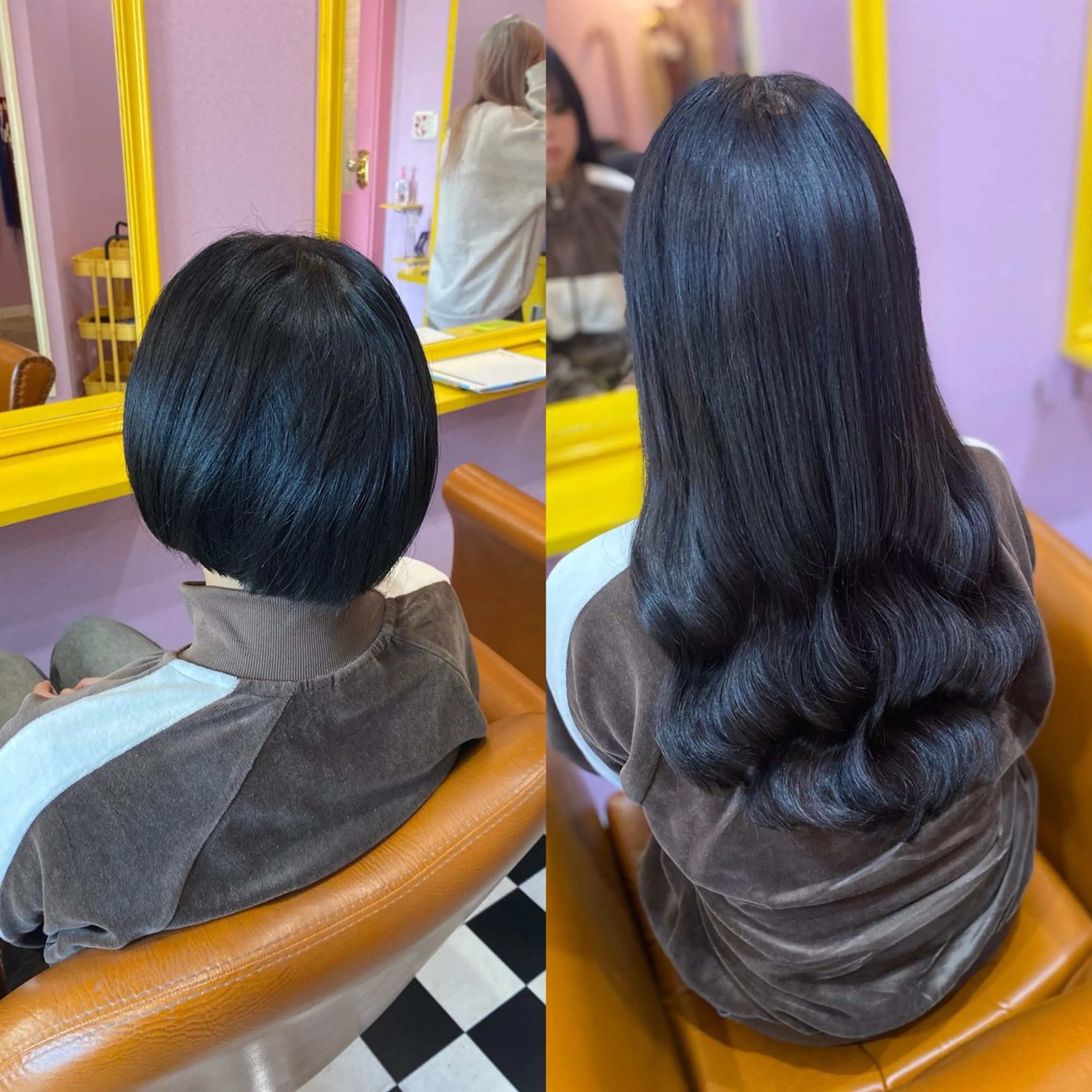 ショート チビ編み込みエクステ どぅ〜す/YUIのヘアスタイル