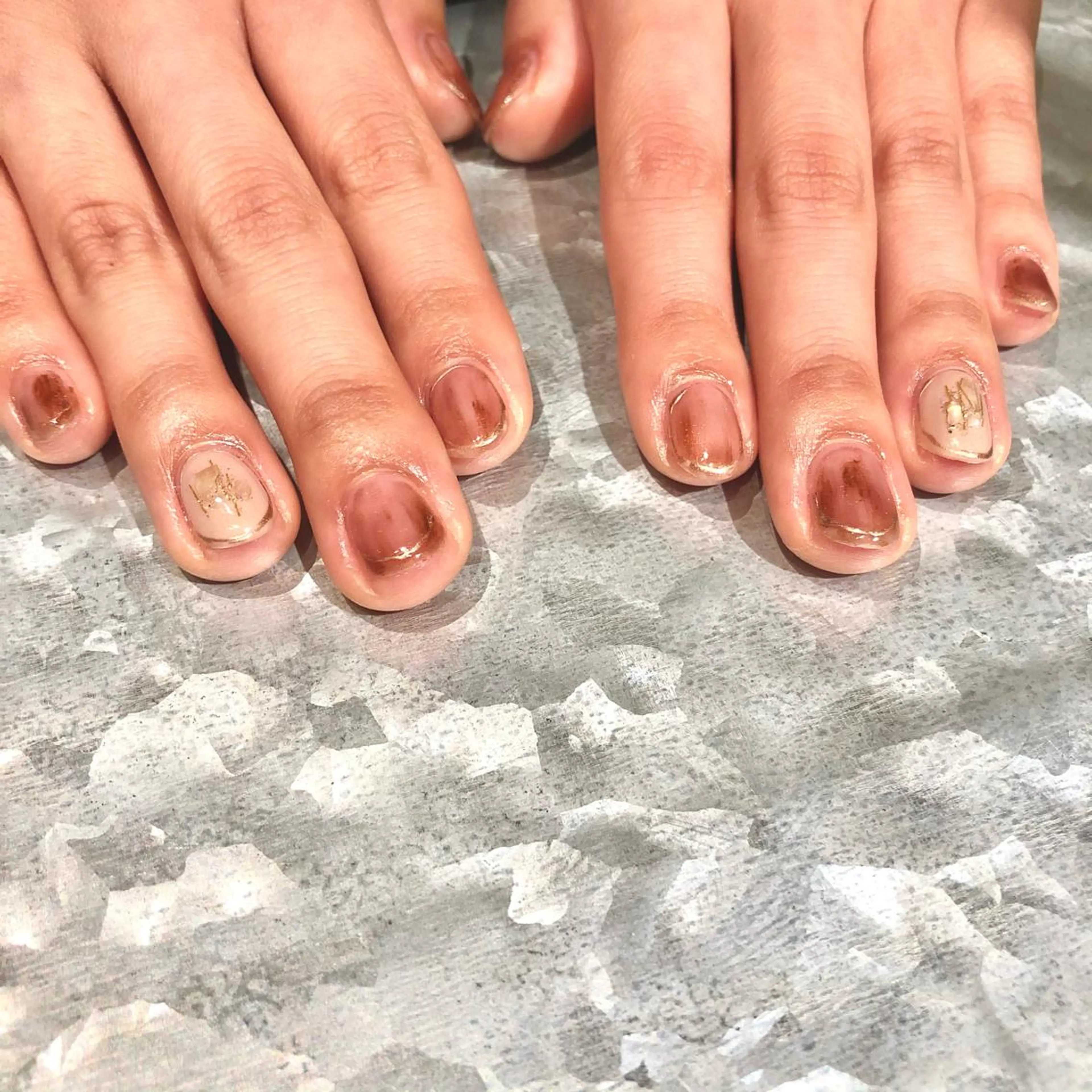 ネイル ニュアンスネイル TRAM-nail moriizumiのネイルデザイン
