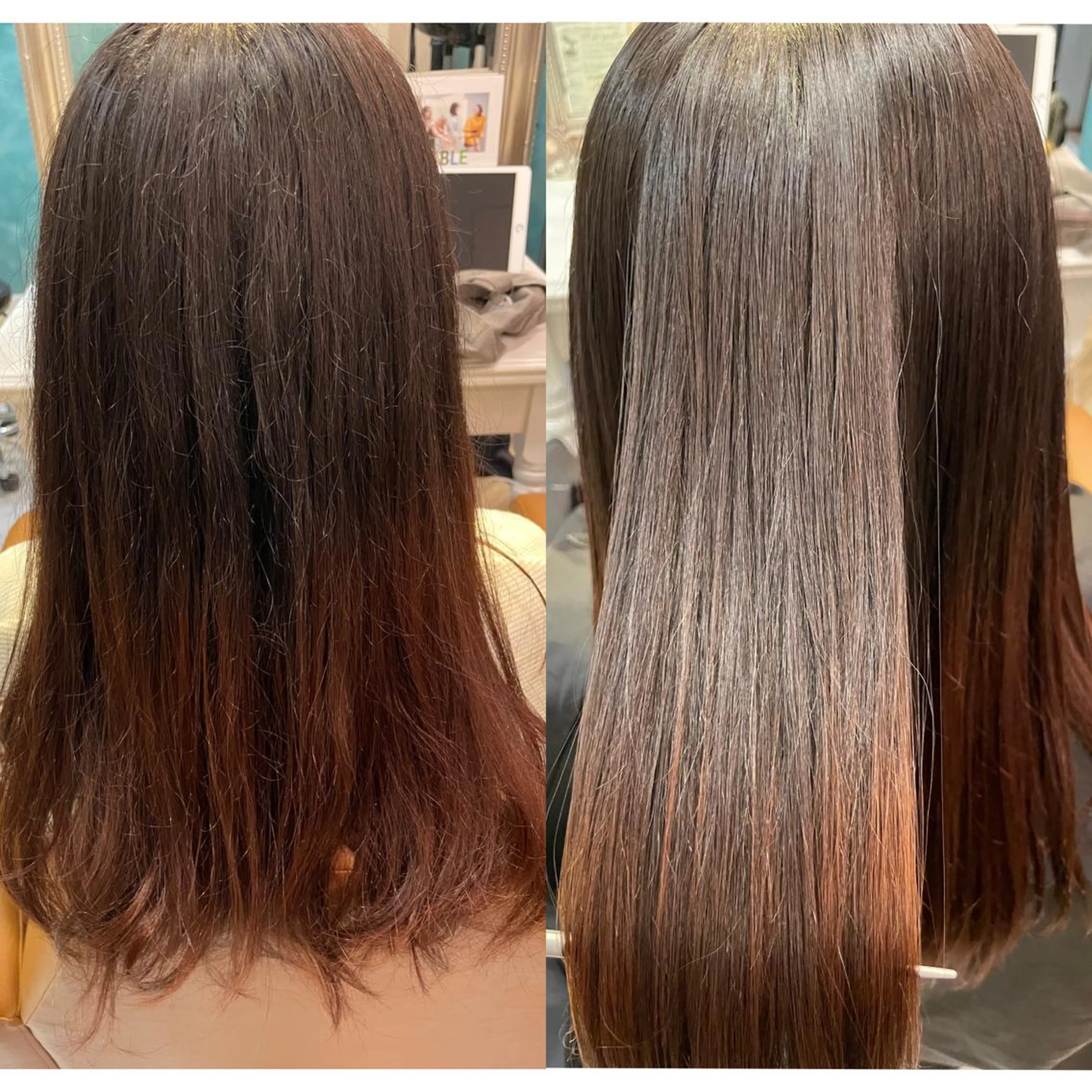 ロング 美髪縮毛矯正🤍 髪質改善/Shinaのヘアスタイル